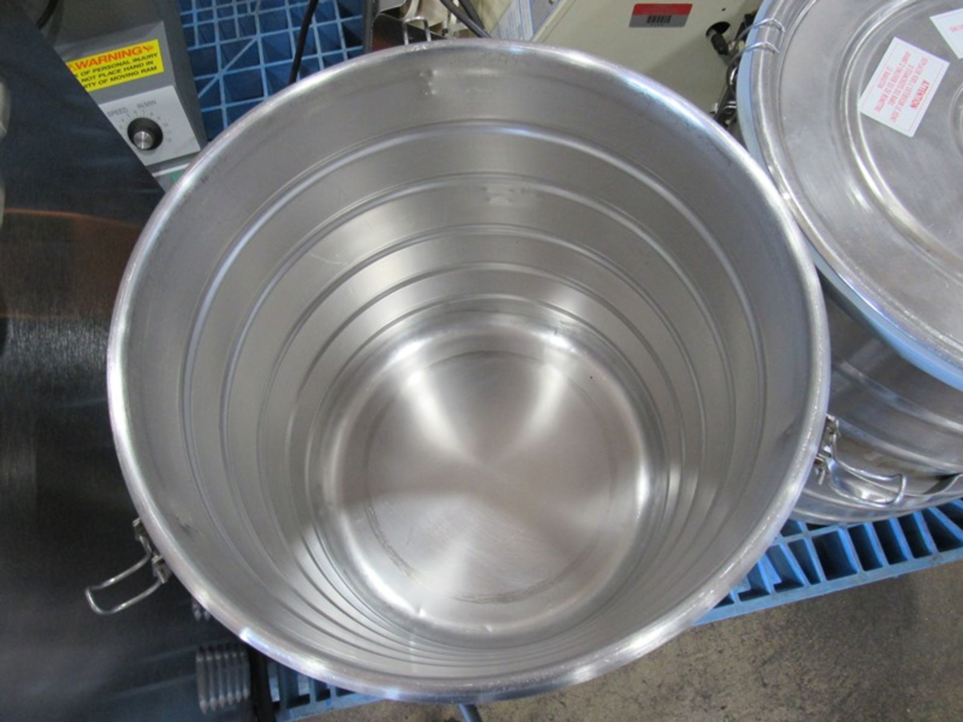 Lot of 2 Stainless Steel Table Top Vacuum Tumbler Drums, 15" Dia. X 15" D (Required Loading Fee $20 - Image 2 of 2