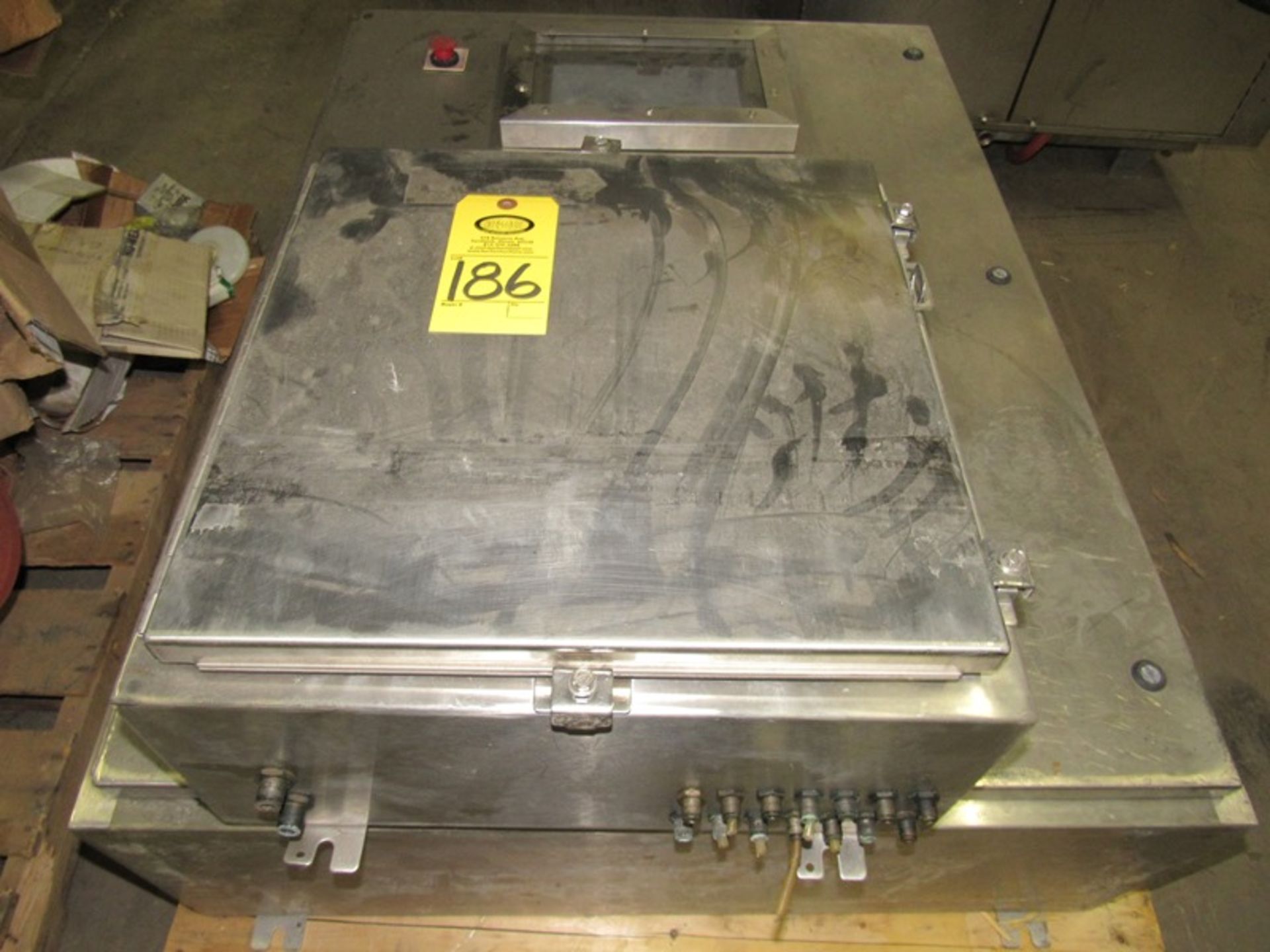 Stainless Steel Pneumatics Enclosure, 17" W X 17" L X 8" Deep (Required Loading Fee $10- Pickup