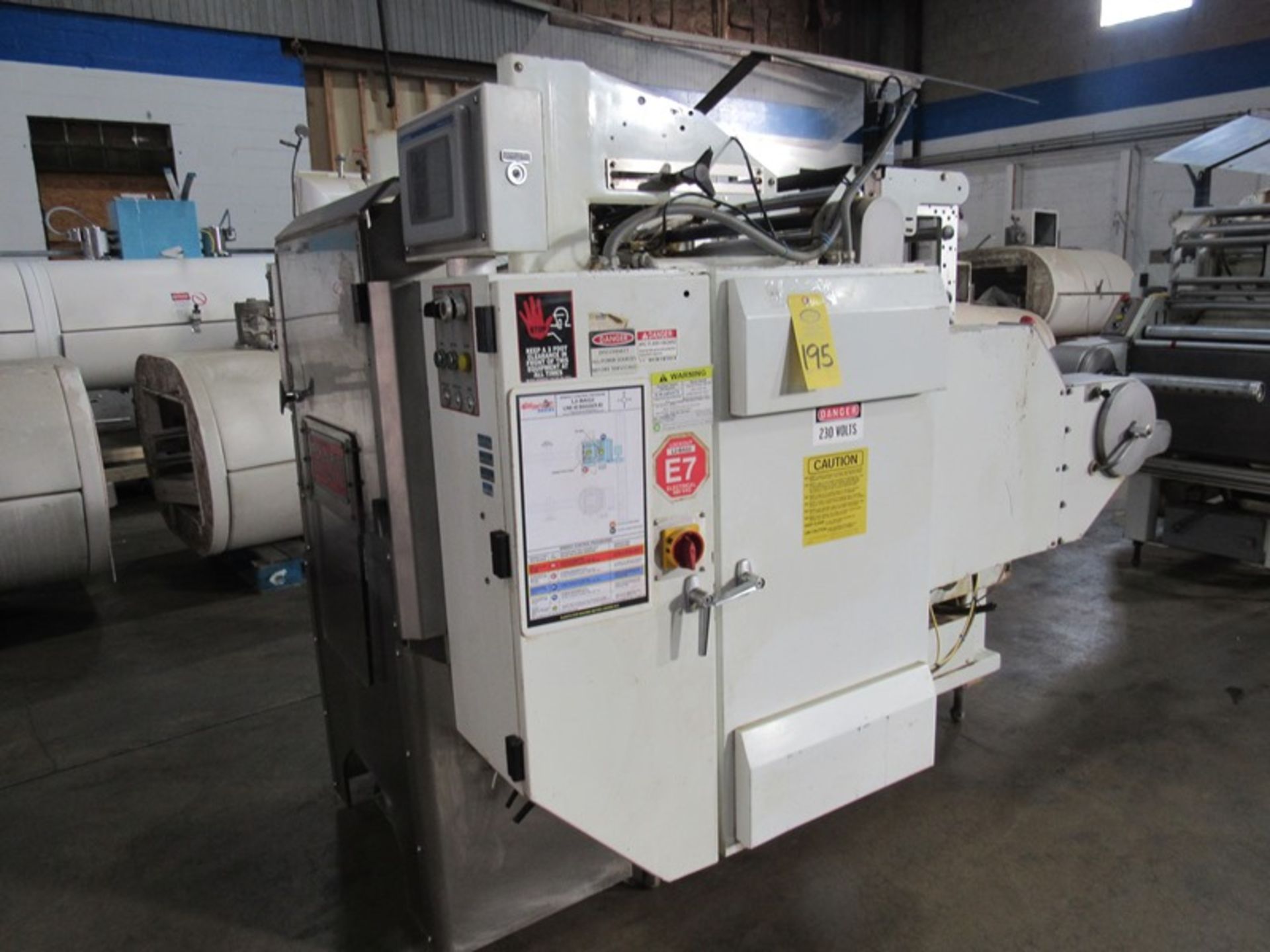 Woodman Mdl. PLBA125LN04236-90-15XX Polaris Vertical Form, Fill & Seal Packager, 230 volts, 1 phase,