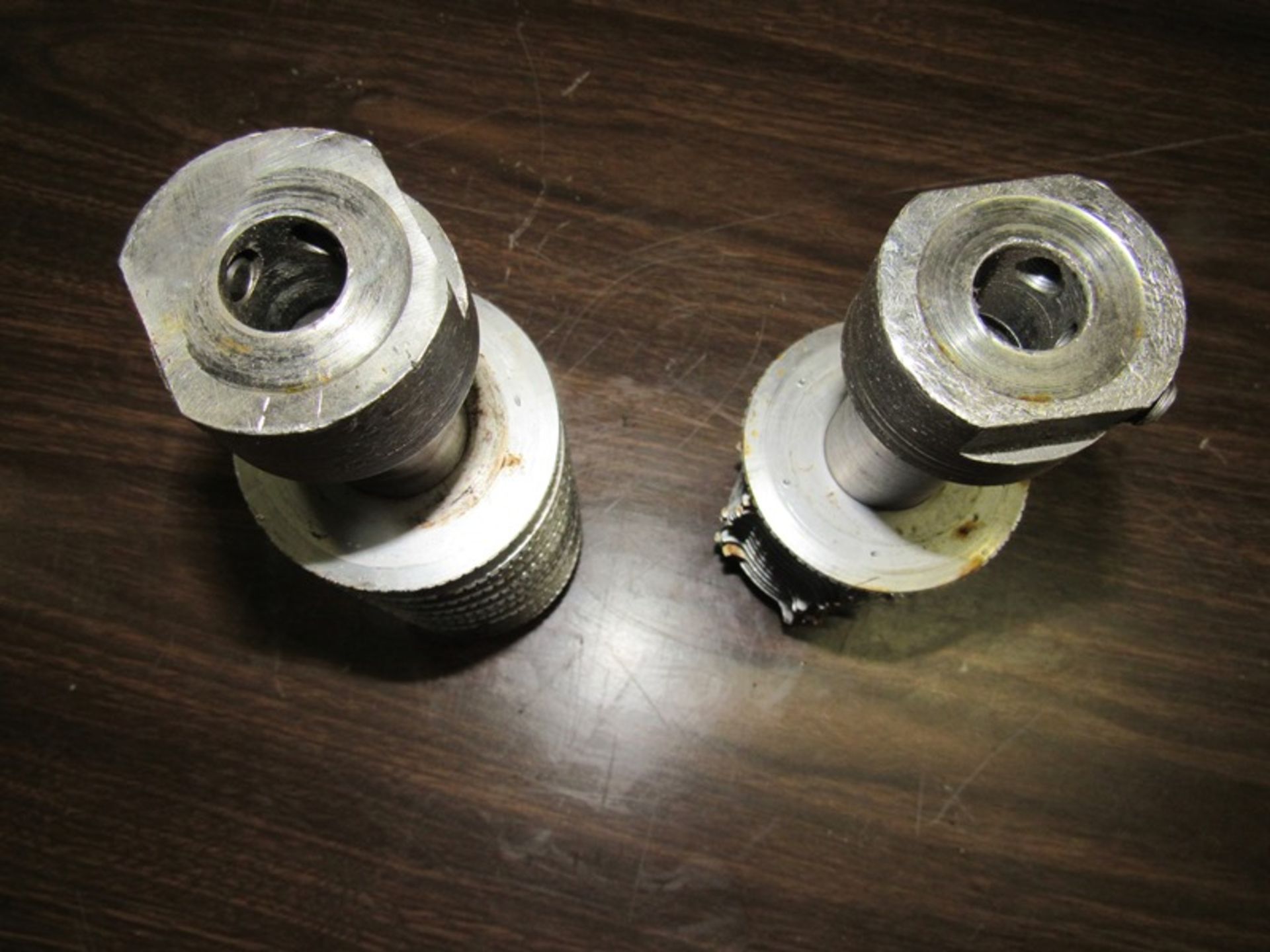 Lot of (2) Urschel Blade Shafts, 8" L X 3/4" hole, Parts Marked: 186-- (Required Loading Fee - Image 2 of 2