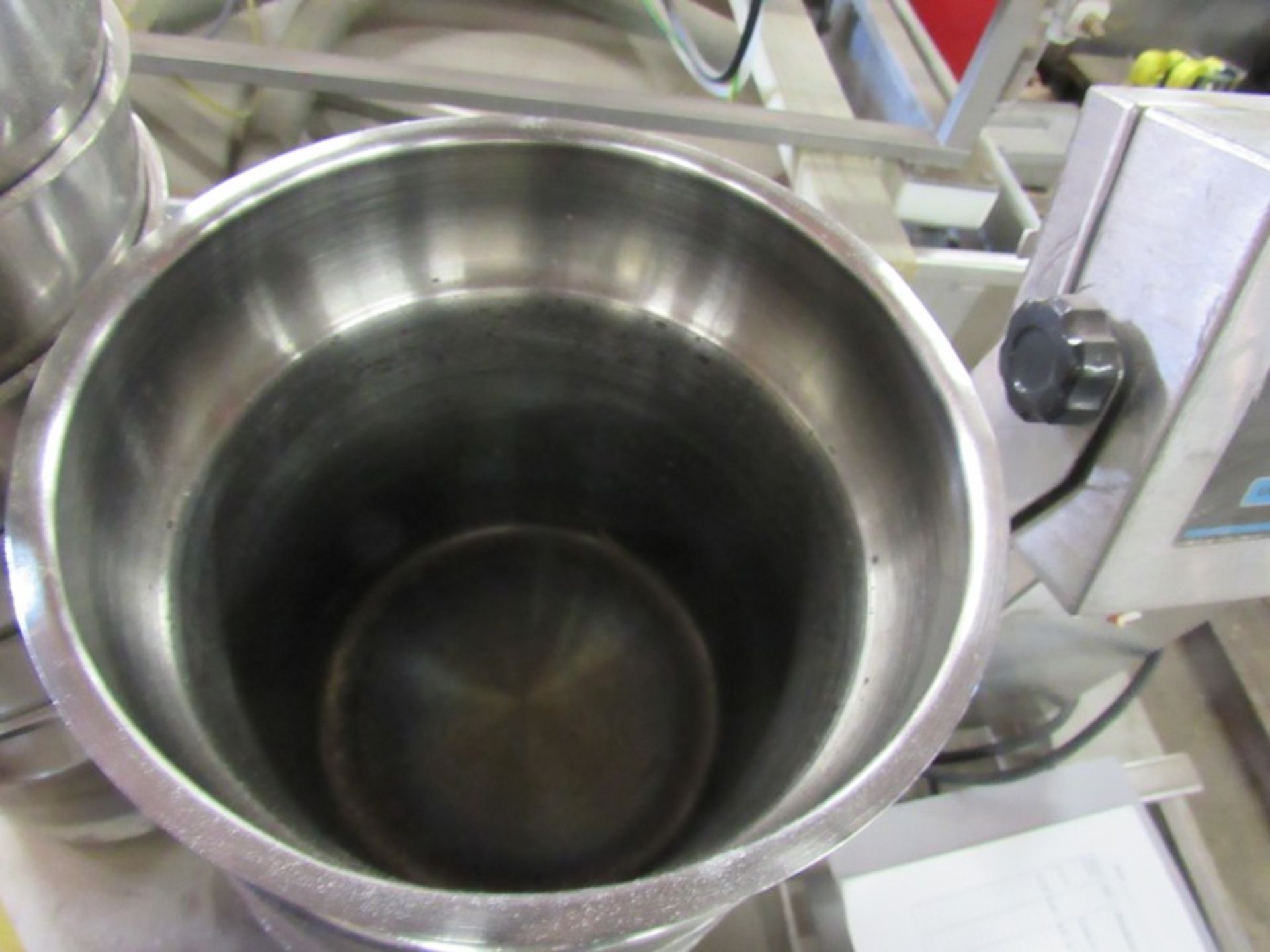 Lot of (11) Stainless Steel Steam Table Pots with (9) lids, 9" dia. at top, 8" deep (Required Loadin - Image 2 of 2