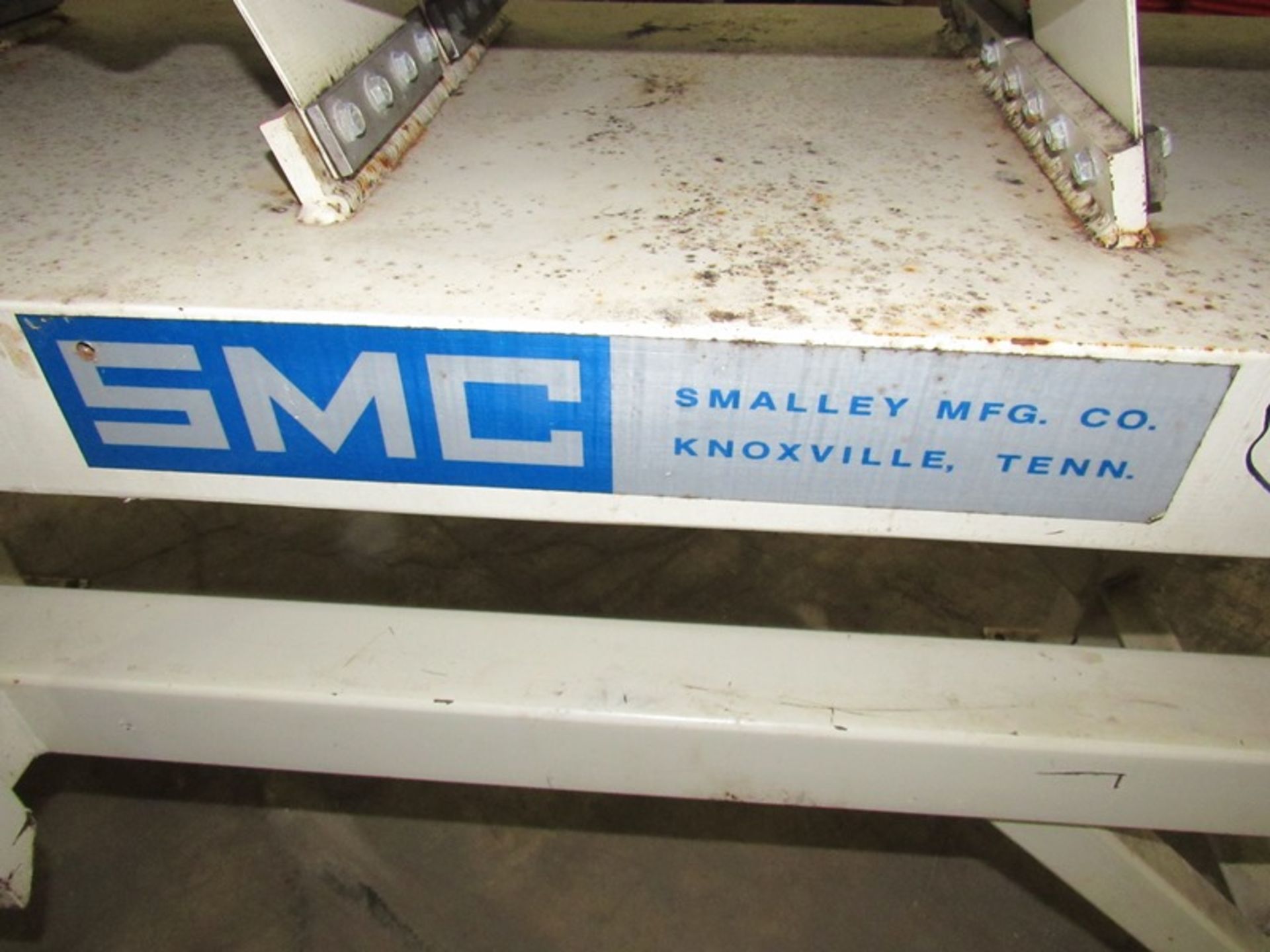 Smalley Mdl. EMC2t Vibratory Conveyor, dimpled stainless steel tray, 18" W X 115" L X 4" D, 9" - Image 6 of 6