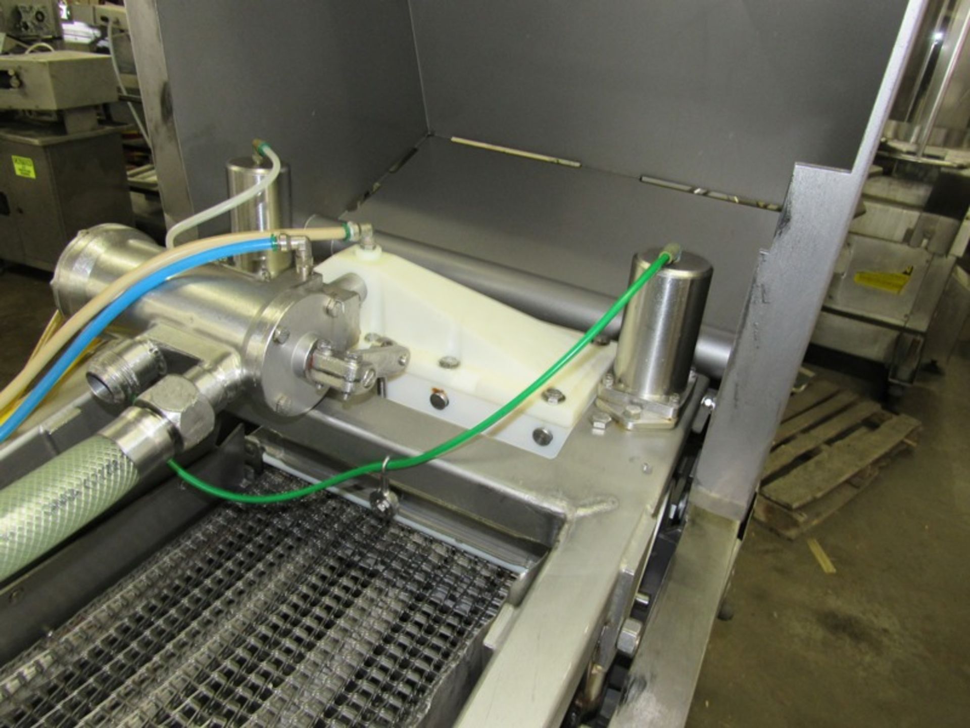 Townsend Mdl. 1450 Injector, 170 needle, 14" W X 6' H stainless steel belt conveyor with stainless - Image 8 of 18