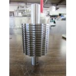 Urschel 6" dia. X 6" L X 13" long with shaft, 1" dia. hole, Parts Marked: 186-- (Required Loading