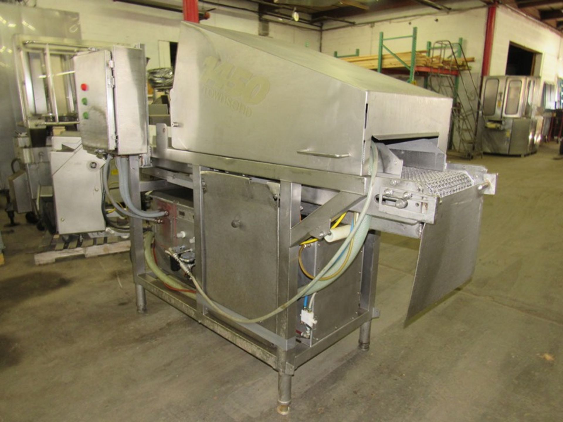 Townsend Mdl. 1450 Injector, 170 needle, 14" W X 6' H stainless steel belt conveyor with stainless - Image 5 of 18