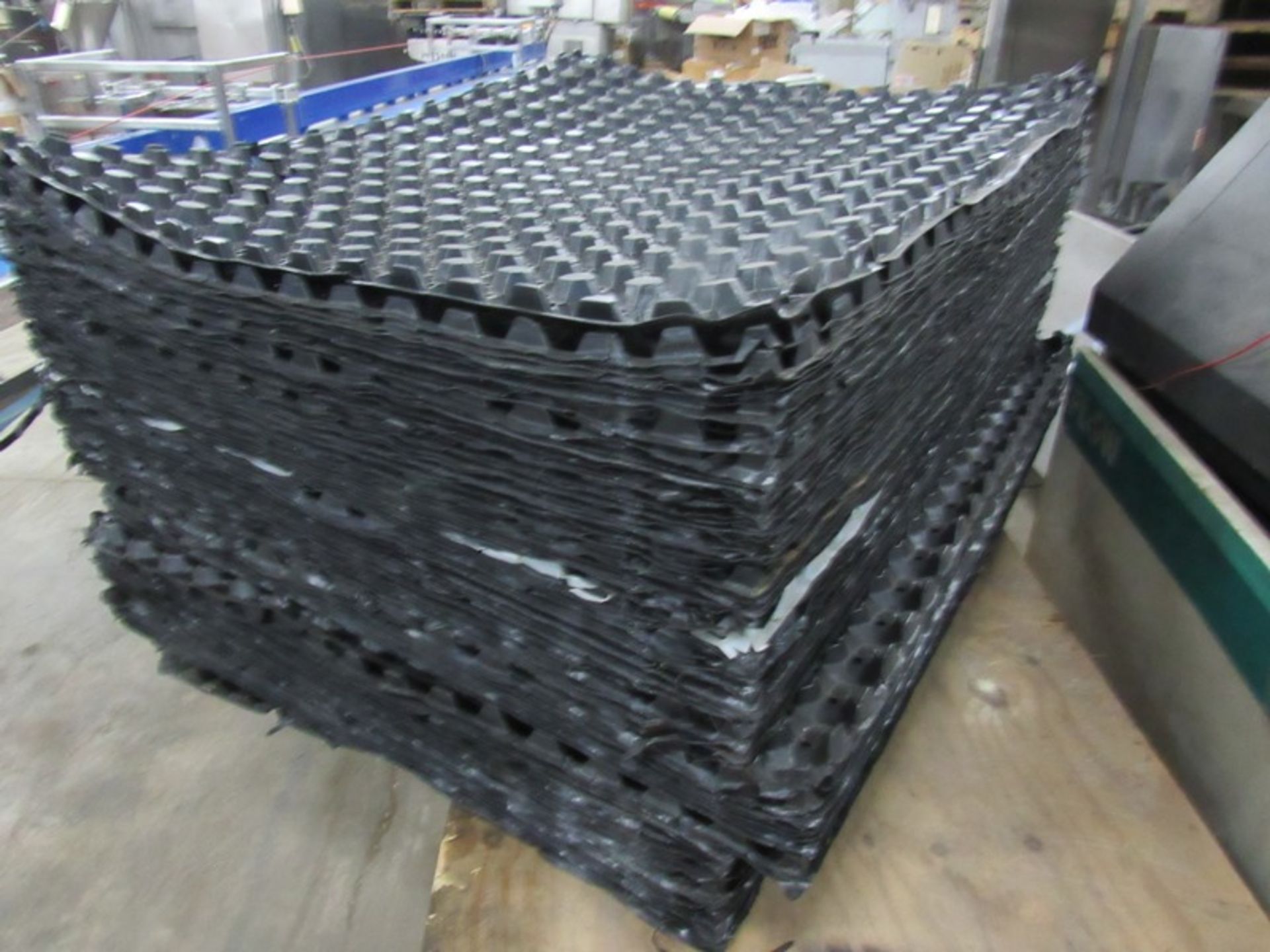 Plastic Pallet Spacers (egg crate dividers), 40" W X 48" L (Required Loading Fee $25- Pickup by