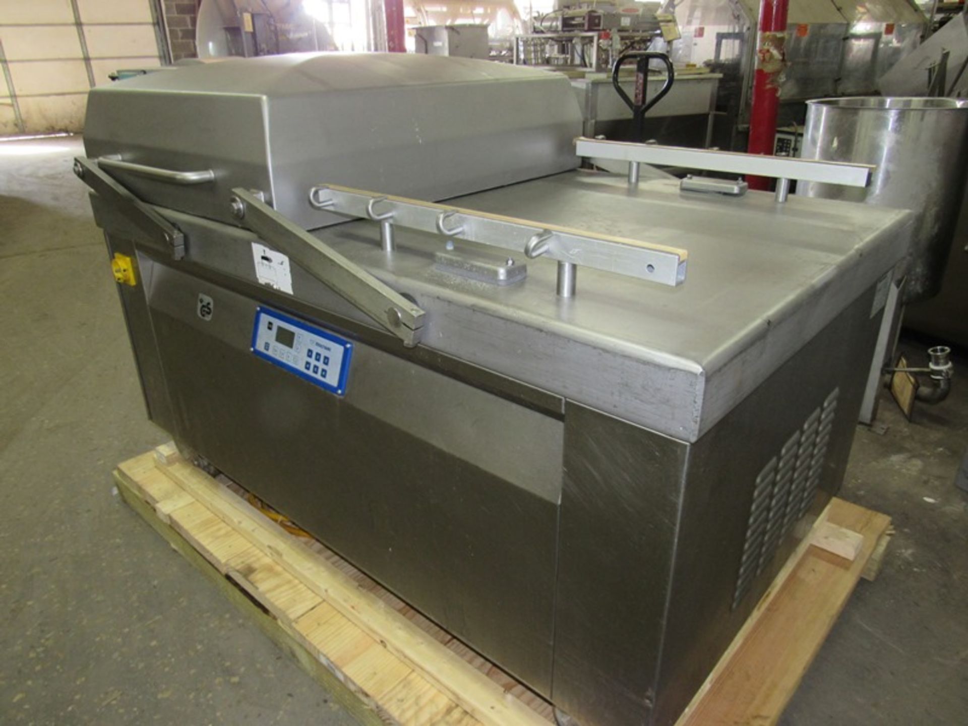 Multivac Mdl. C500 Double Chamber Vacuum Packaging Machine, Ser. #1354, 220 volts, 3 phase, Busch