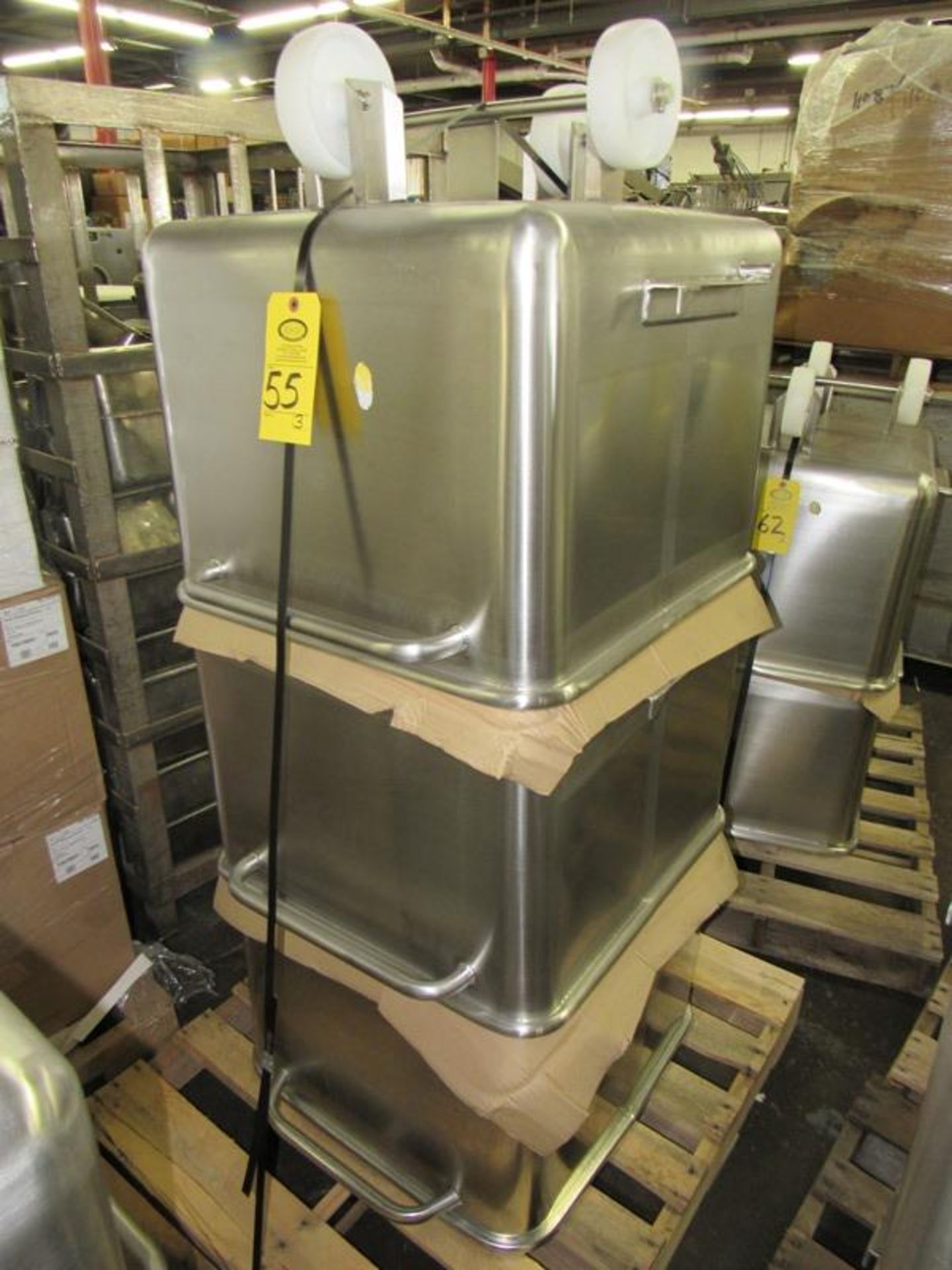 Stainless Steel Dump Buggies, 400 Lb. capacity (new) (Required Loading Fee $50- Pickup by Appointme