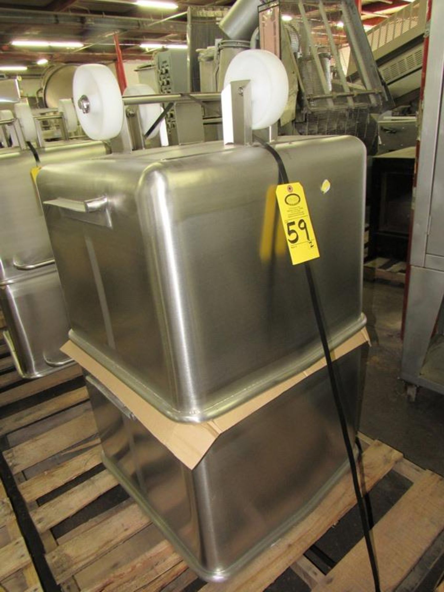 Stainless Steel Dump Buggies, 400 Lb. capacity (new) (Required Loading Fee $50- Pickup by