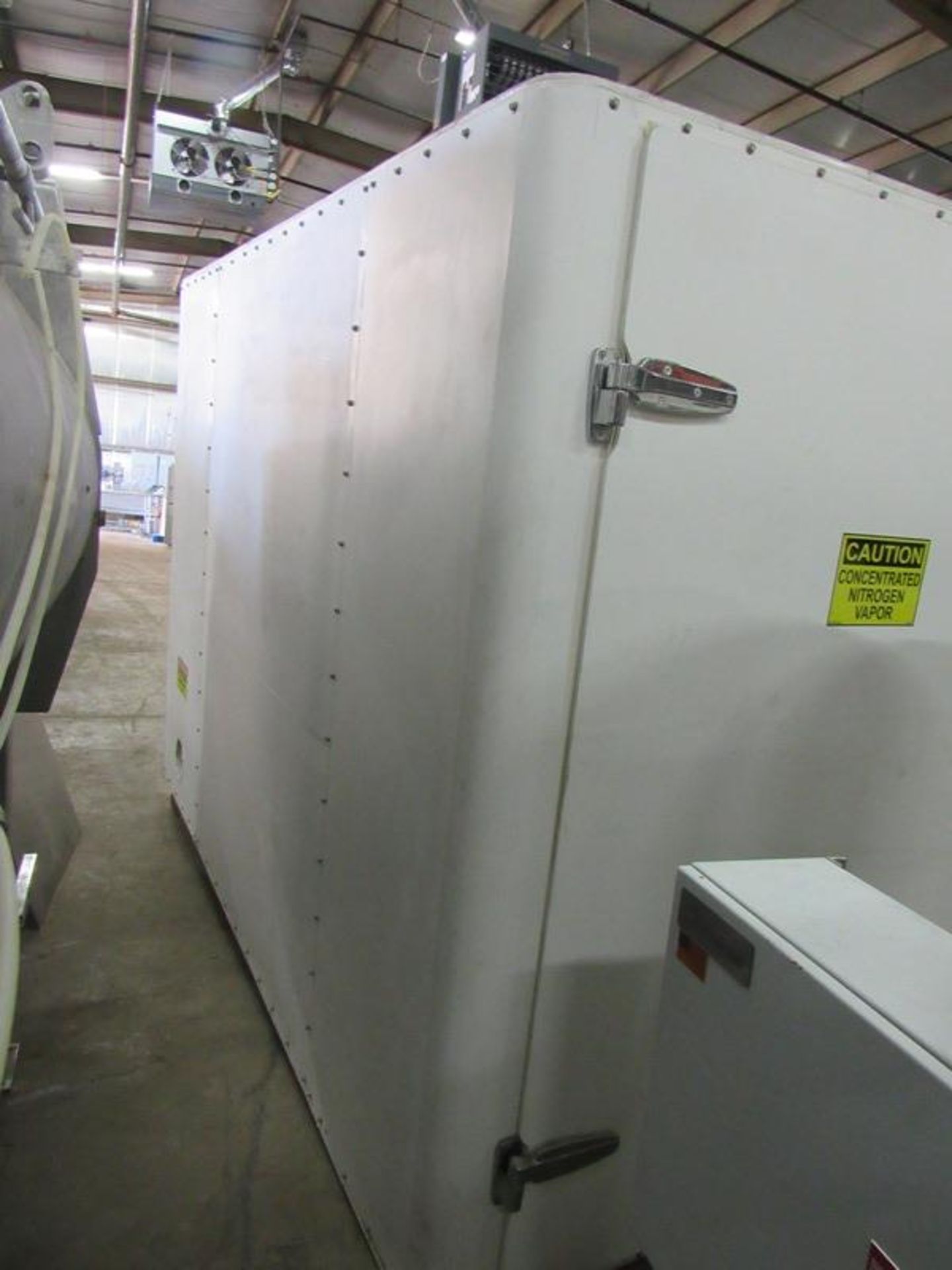 RS Cryo Nitrogen Freezer, 68" W X 115" L X 80" T inside dimentions, double door, 4' W X 80" T, - Image 3 of 13