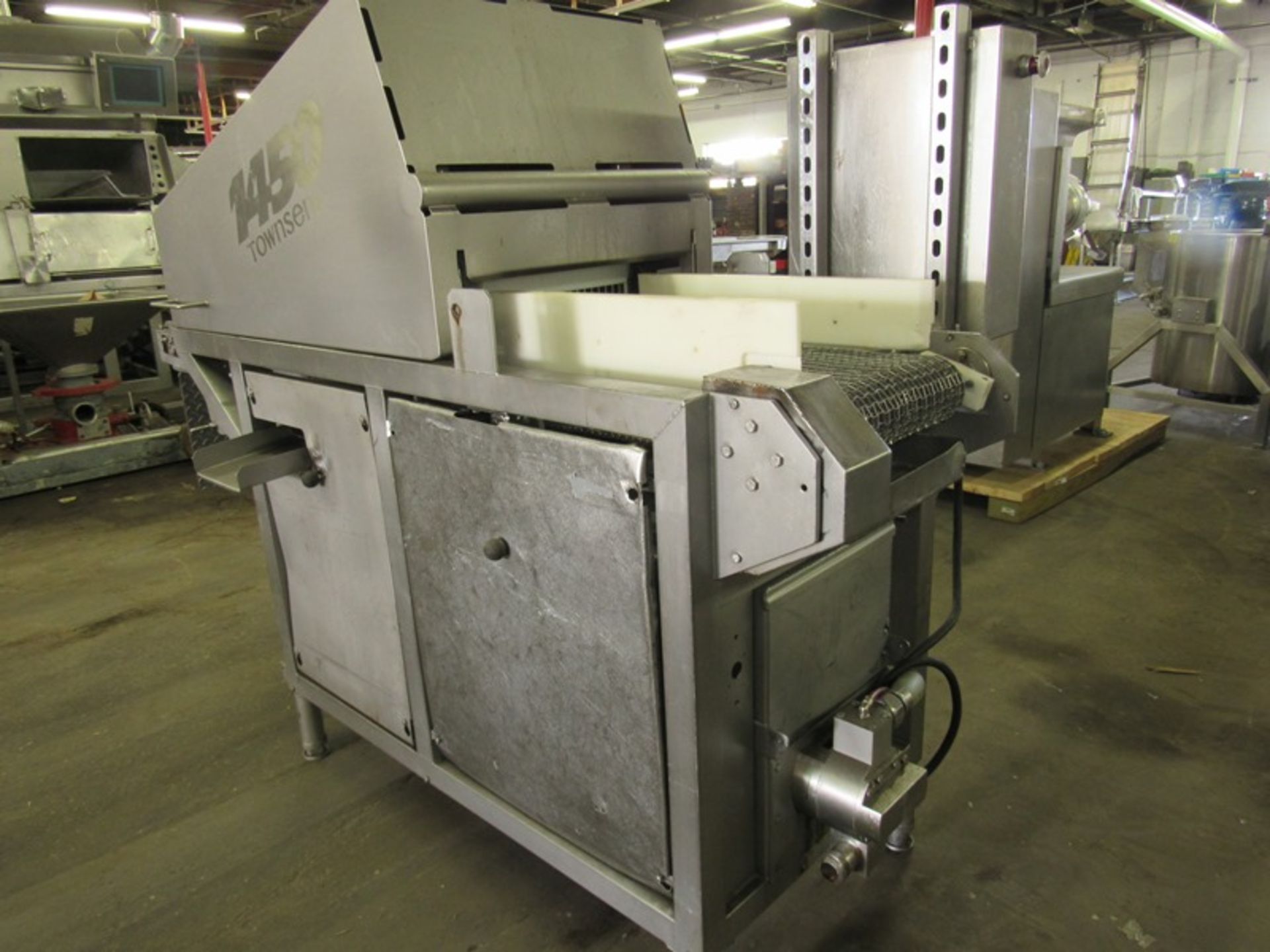 Townsend Mdl. 1450 Injector, 170 needle, 14" W X 6' H stainless steel belt conveyor with stainless - Image 3 of 18