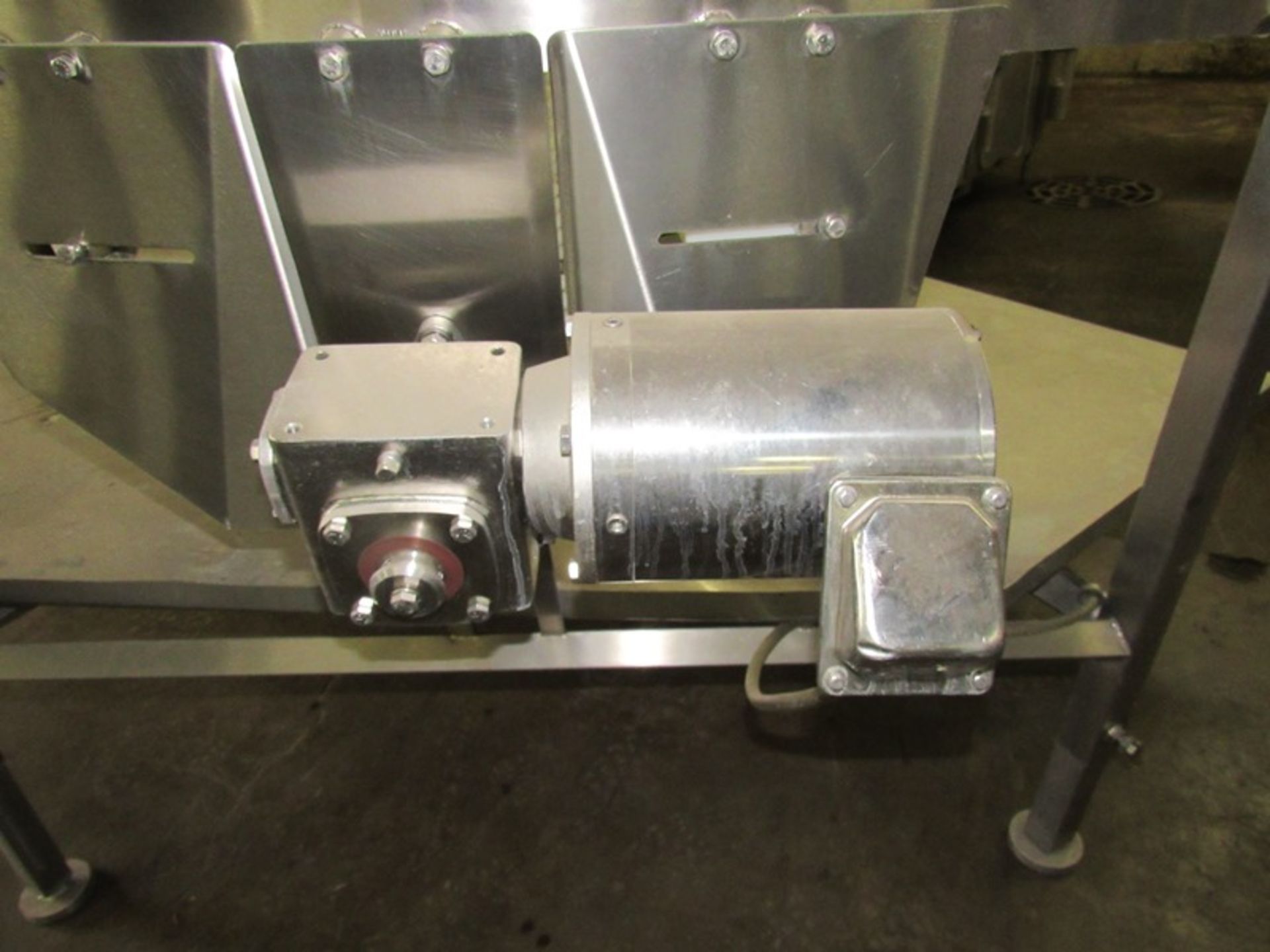 JBT Food Tech Mdl. FTC Stainless Steel 45º Conveyor, 43" W X 7' L wire belt, stainless steel, 230/ - Image 5 of 7