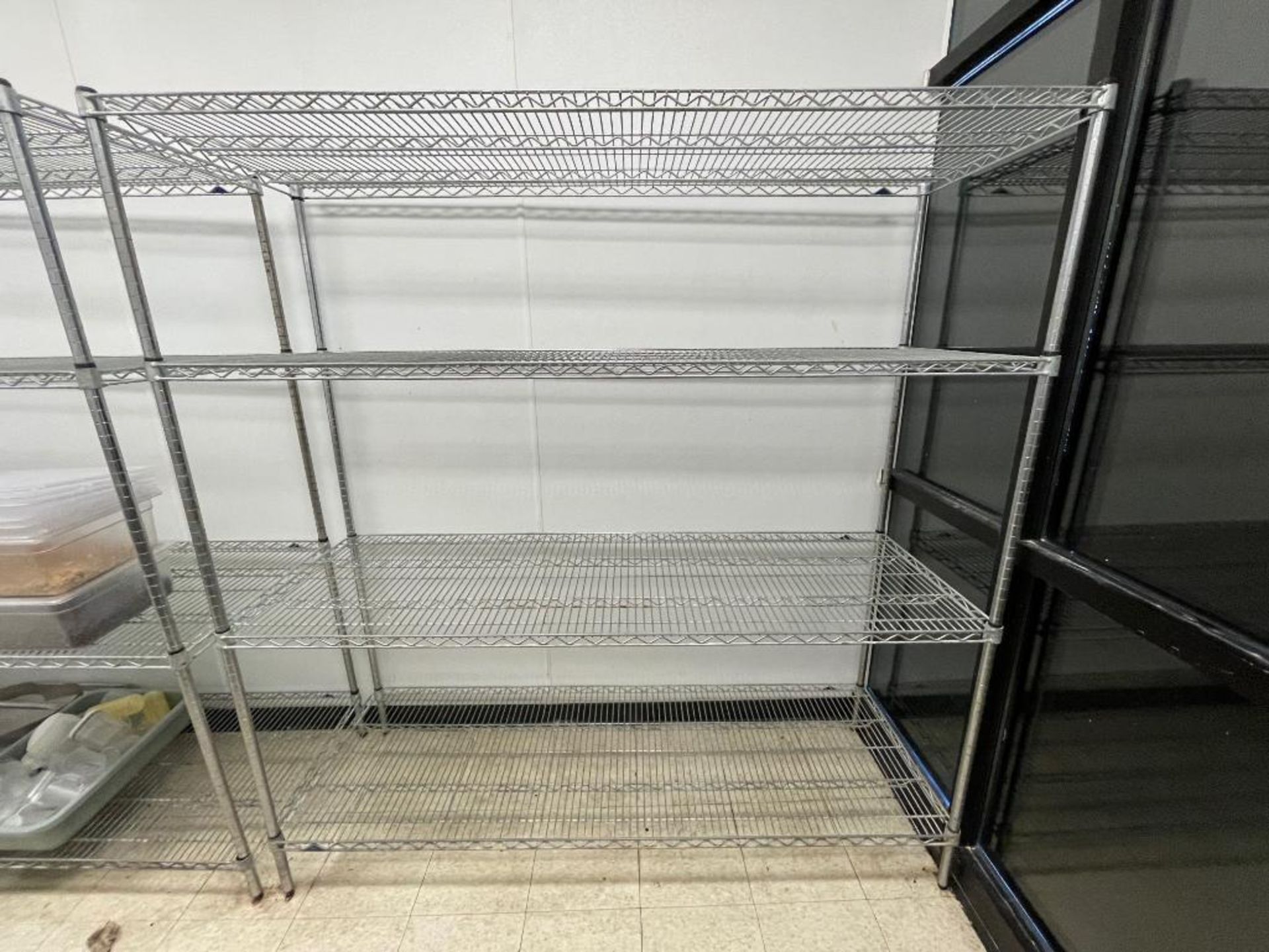 DESCRIPTION: (3) 60" X 24" FOUR TIER WIRE SHELVES. ADDITIONAL INFORMATION SOLD BY THE PIECE SIZE: 60