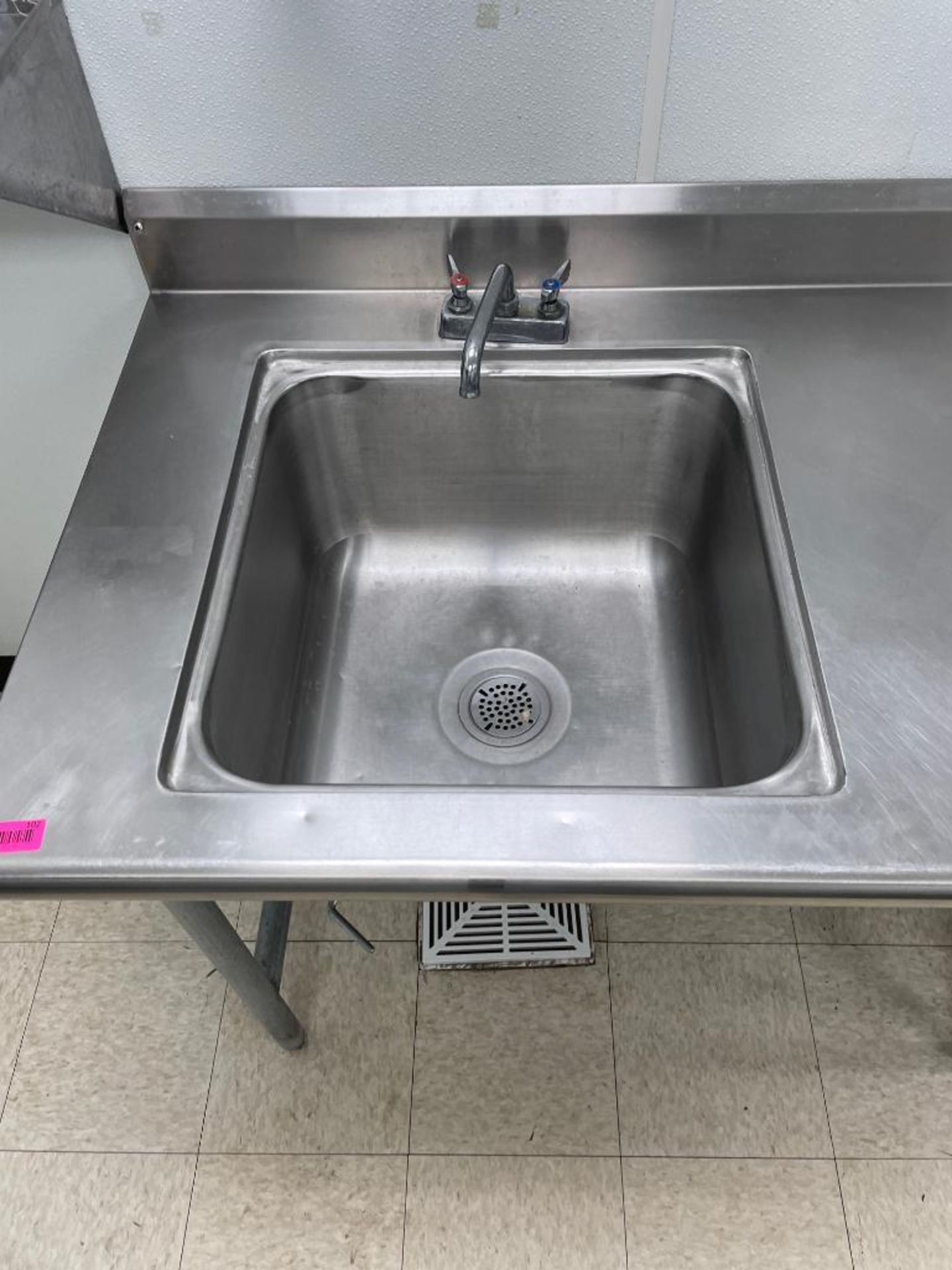 DESCRIPTION: 48" X 30" STAINLESS PREP SINK LOCATION: 1011 N JEFFERSON WAY - INDIANOLA, IA QTY: 1 - Image 3 of 5