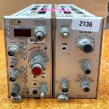 AMPLIFIER AND COMPARISON VOLTAGE UNITS BRAND/MODEL: TEKTRONIX 7904 PLUG IN QTY: 2