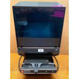 AM BRUNING 955 MICROFICHE PROJECTOR MICROFILM READER BRAND/MODEL: BRUNING 955 INFORMATION: 120 VOLTS