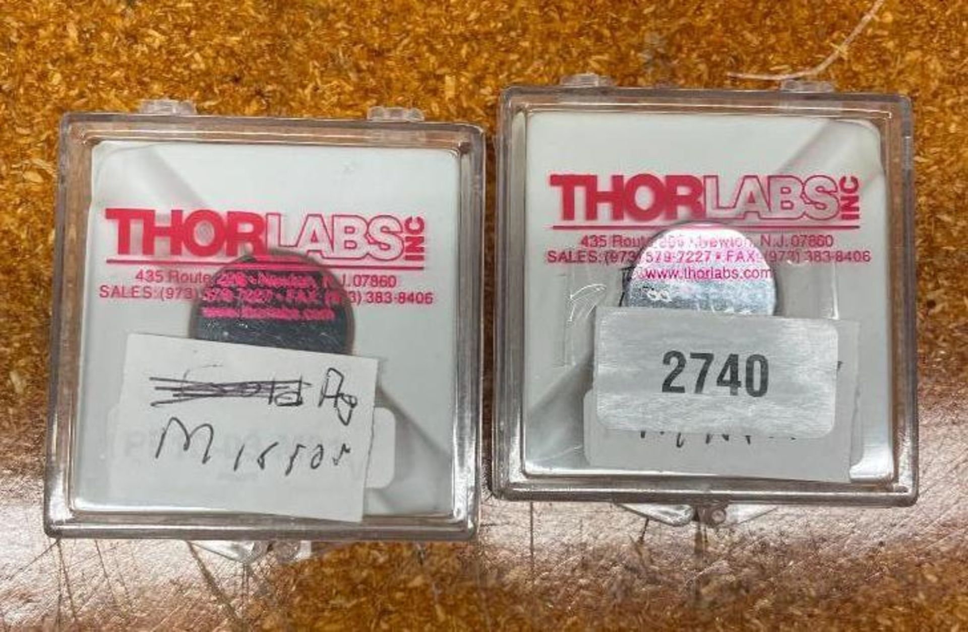 (2) 1" SILVER MIRRORS BRAND/MODEL: THORLABS QTY: 2 - Image 2 of 3