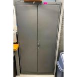 2-DOOR METAL CABINET INFORMATION: CONTENTS NOT INCLUDED SIZE: 36"X24"X72" QTY: 1