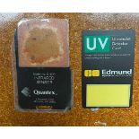 UV DETECTOR CARD AND IR SENSOR CARD BRAND/MODEL: EDMUNDS 55-215 AND QUANTEX 1-42-R QTY: 2