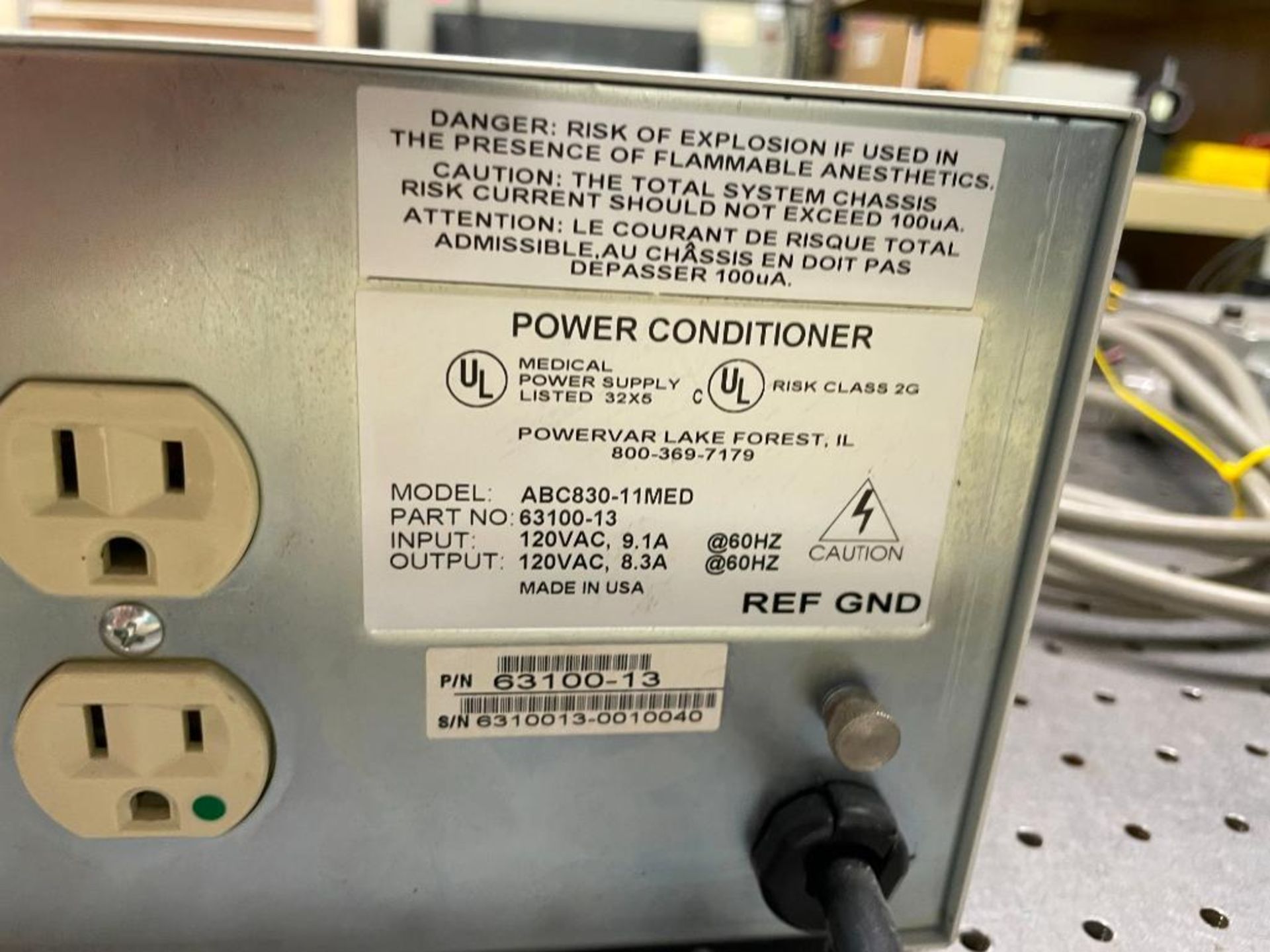6-OUTLET POWER CONDITIONER BRAND/MODEL: POWERVAR ABC830-11 MED QTY: 1 - Image 3 of 3