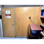 COMPOSITE CUBICLE UNIT WITH DOOR INFORMATION: ONLY HAS (3) SIDES - SEE PHOTOS SIZE: 12'X9' QTY: 1