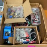 BOX OF ASSORTED LASER CABLE ACCESSORIES QTY: 1