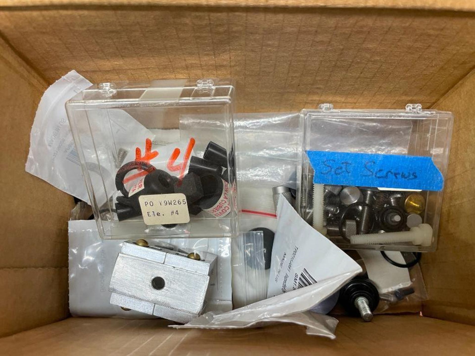 ASSORTED LASER PARTS AND HARDWARE QTY: 1
