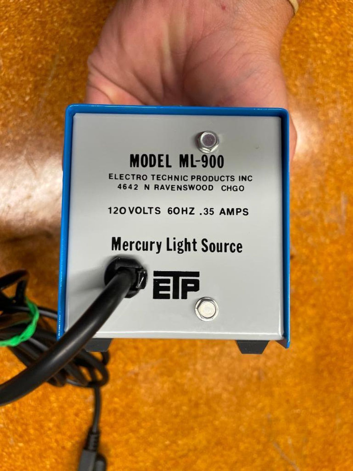 MERCURY LIGHT SOURCE BRAND/MODEL: ETP ML-900 QTY: 1 - Image 6 of 6