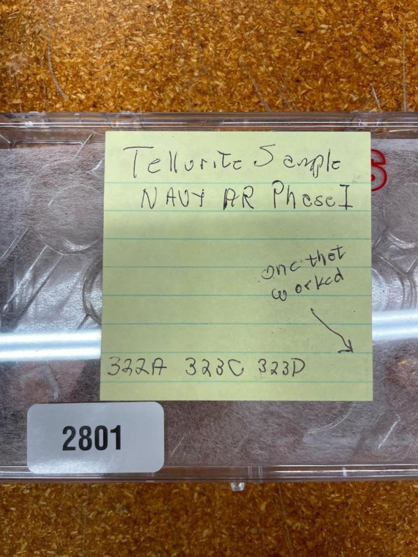 TELLURITE SAMPLE AND LASER CRYSTALS QTY: 1 - Image 3 of 7