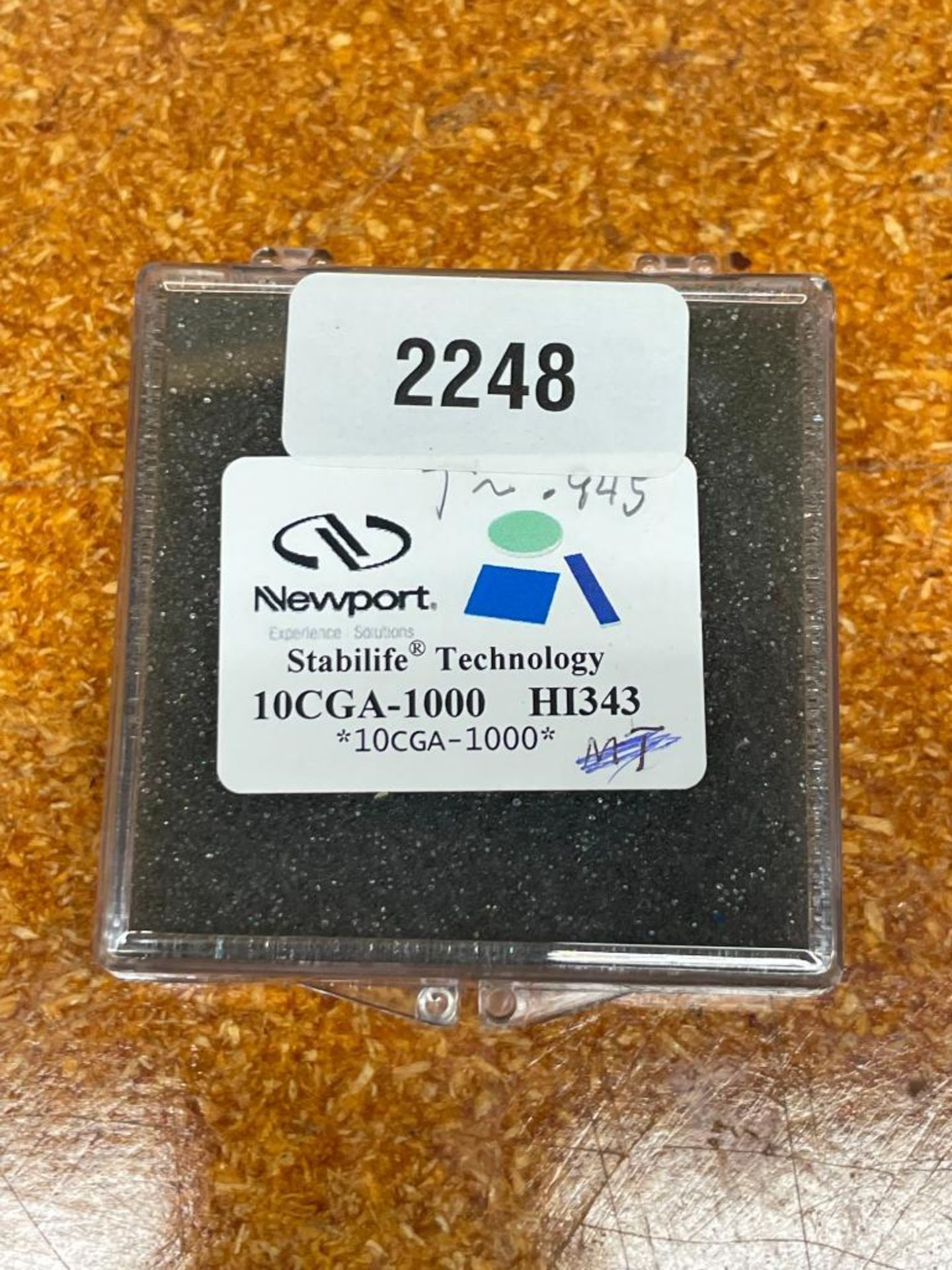 THIN FILM FILTER BRAND/MODEL: NEWPORT INFORMATION: SHORTPASS <1000 nm QTY: 1 - Image 2 of 2