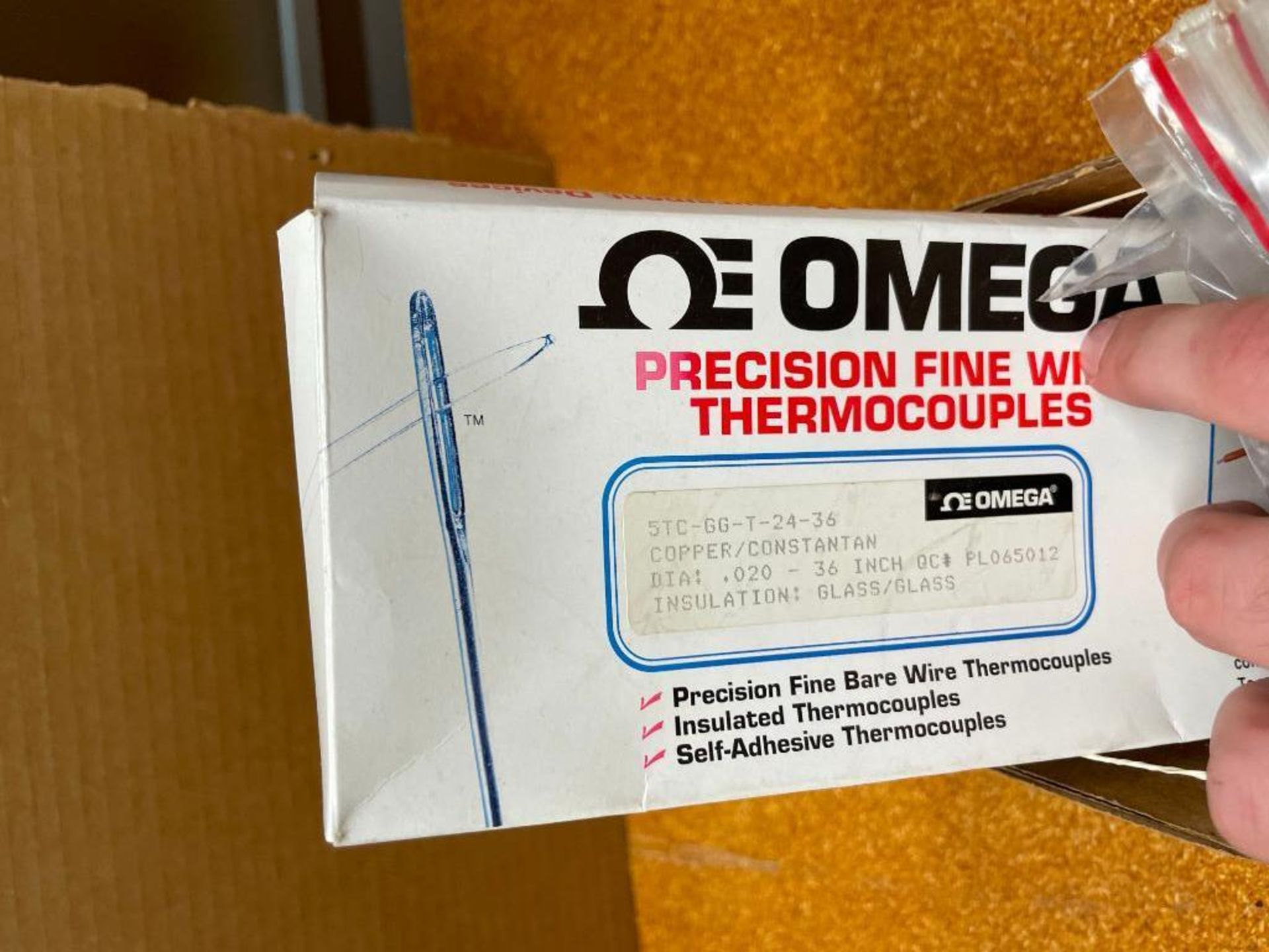 2-OMEGA COPPER/CONSTANTIN AND 5-MEDTERM WIRE THERMOCOUPLES QTY: 1 - Image 4 of 4