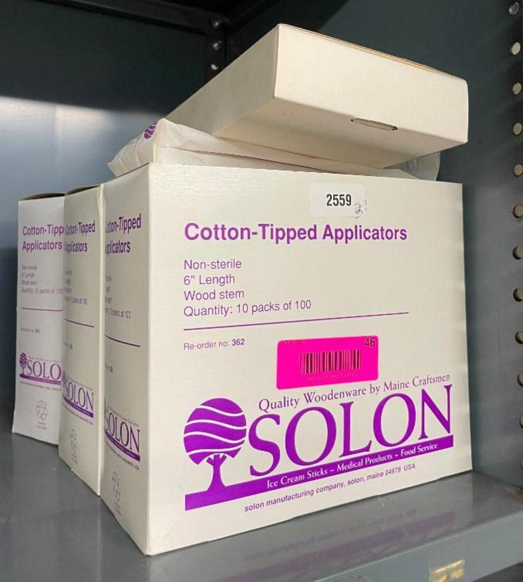 STERILE COTTON-TIPPED APPLICATORS BRAND/MODEL: SOLON QTY: 1