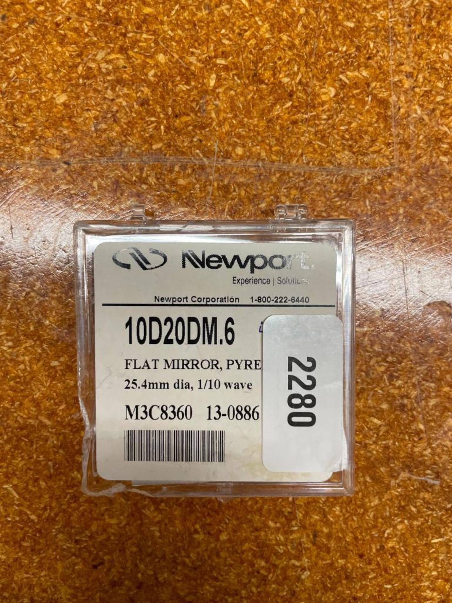 1" THIN FILM MIRROR BRAND/MODEL: NEWPORT INFORMATION: HR AT 441.6 nm, 0.1 WAVELENGTH, ON PYREX QTY: - Image 2 of 2
