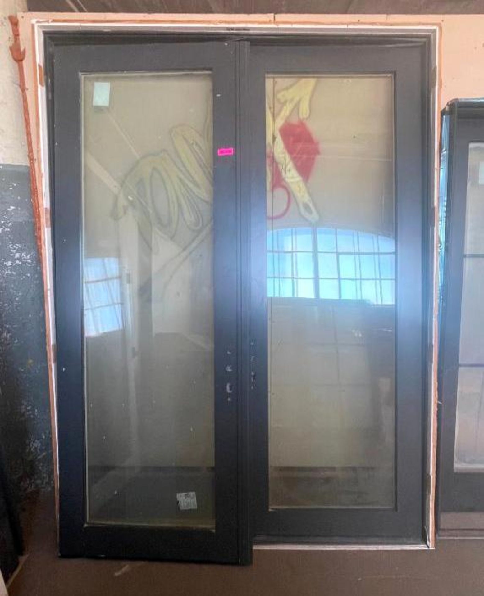 72" X 96" COMMERCIAL GLASS DOOR W/ FRAME BRAND/MODEL: PELLA SIZE: 72" X 96" LOCATION ROOM 1 QTY: 1