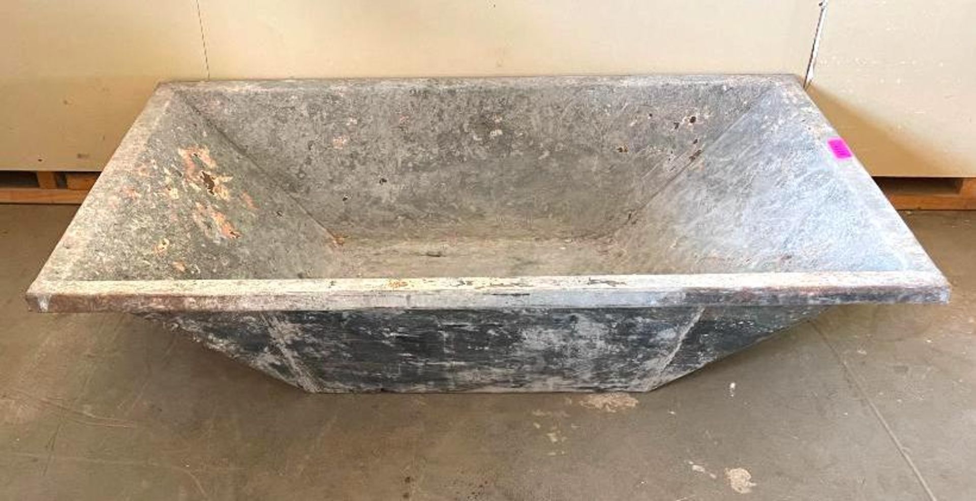 50" X 30" X 12" MORTAR MIXING BOX LOCATION ROOM 1 QTY: 1