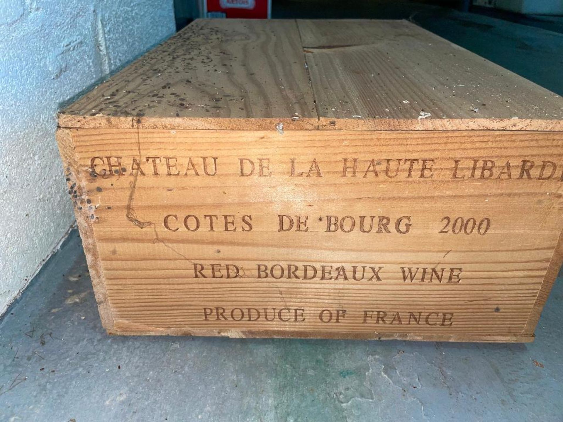 DESCRIPTION: (12) 750 ML BOTTLES OF CHATEAU DE LA HAUTE LIBARDE COTE DE BOURG 2000 ADDITIONAL INFORM - Image 3 of 3