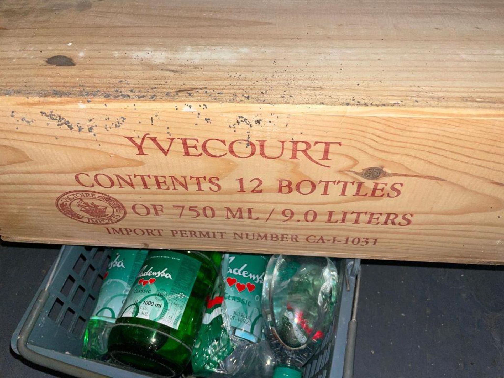 DESCRIPTION: (12) 750 ML BOTTLES OF YVECOURT 2000 BORDEAUX. ADDITIONAL INFORMATION RETAILS FOR $8 PE - Image 5 of 6