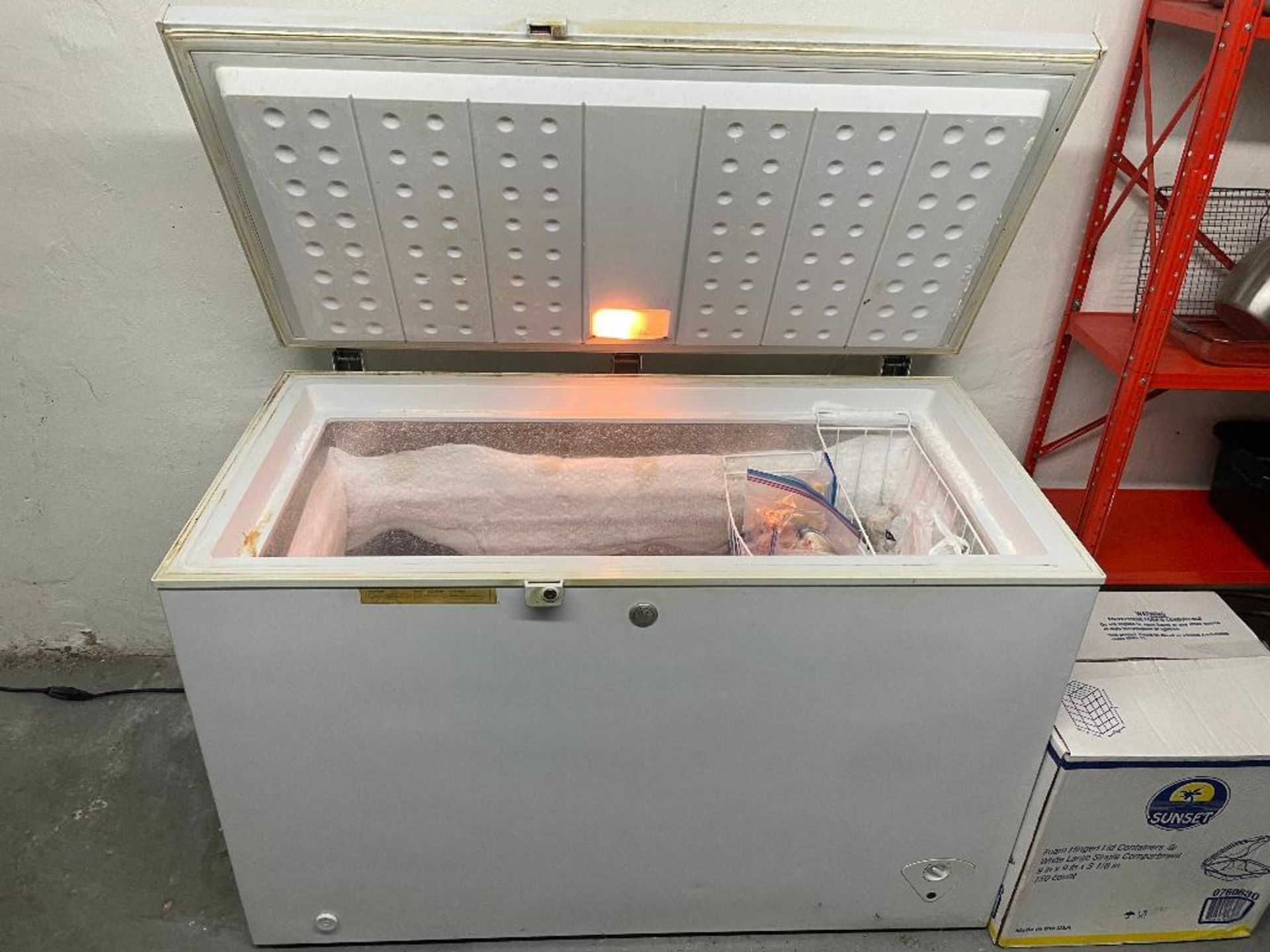 DESCRIPTION: 48" DEEP FREEZER. ADDITIONAL INFORMATION 115 VOLT, 1 PHASE. IN WORKING ORDER SIZE 48" L - Image 2 of 3