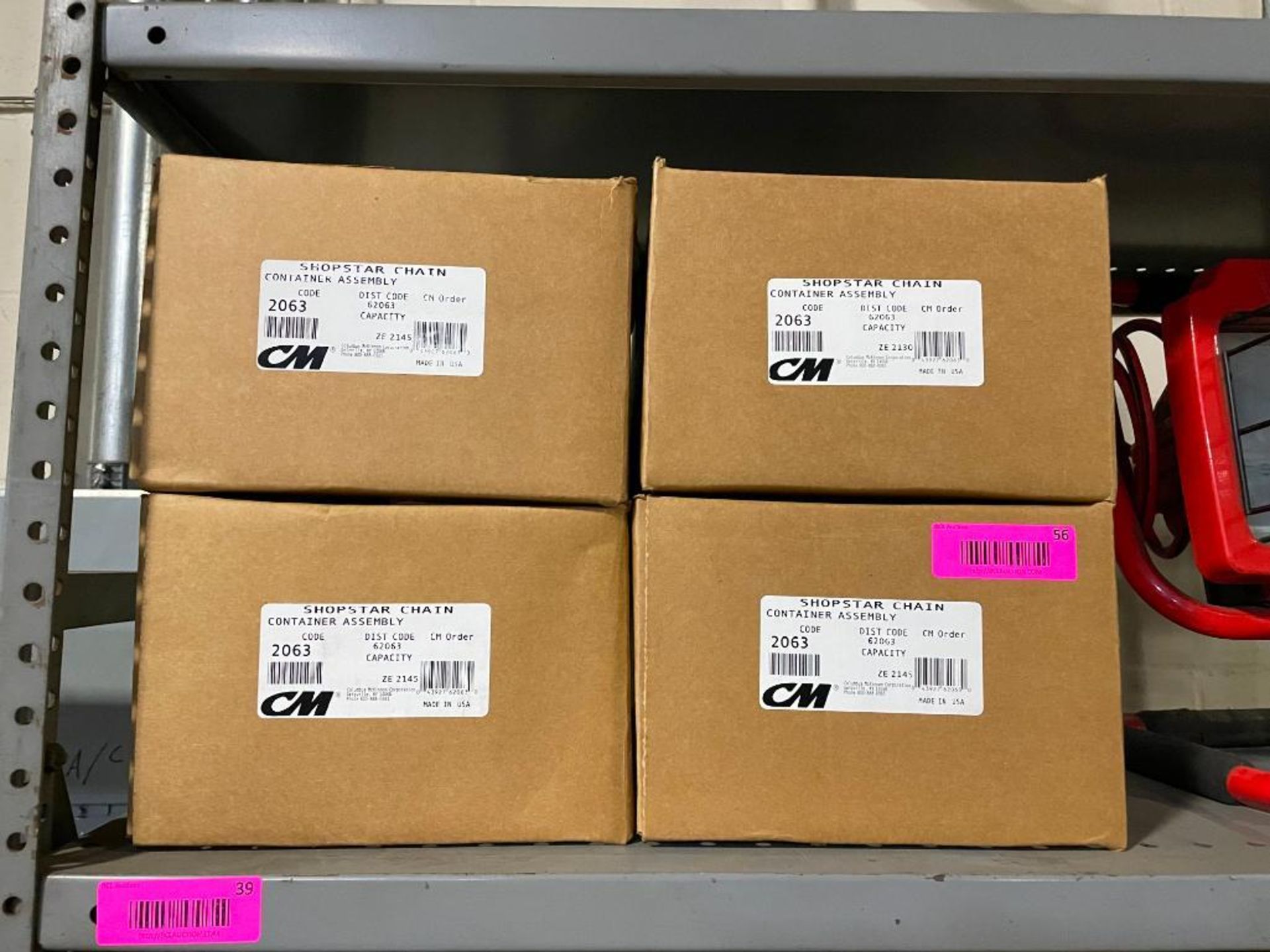 (4) CM SHOPSTAR 2063 CHAIN CONTAINER BRAND/MODEL: CM SHOPSTAR 2063 INFORMATION: NEW IN BOX QTY: 4 - Image 3 of 4