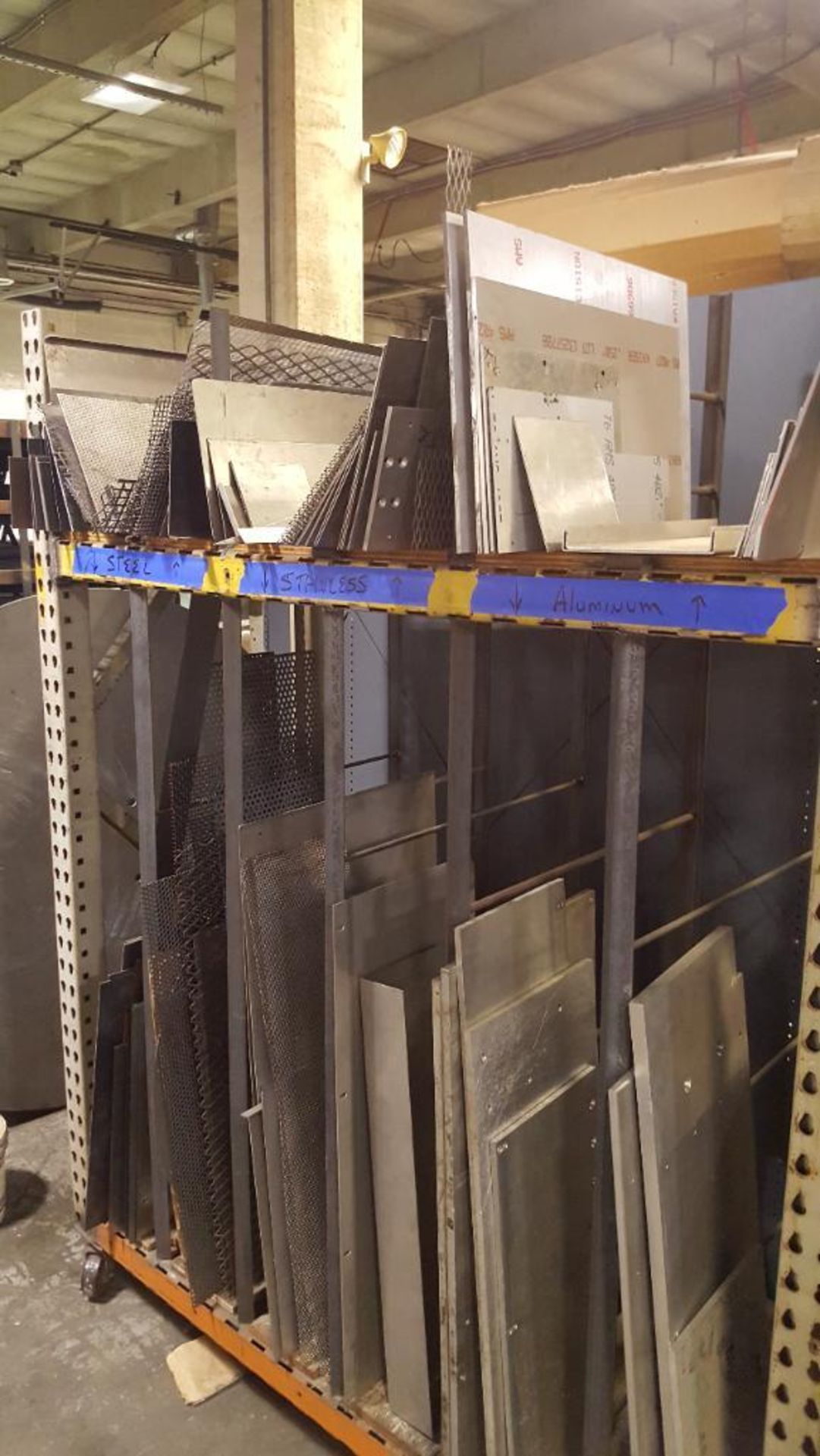 ASSORTED SHEET METAL AS SHOWN LOCATION: WAREHOUSE QTY: 1