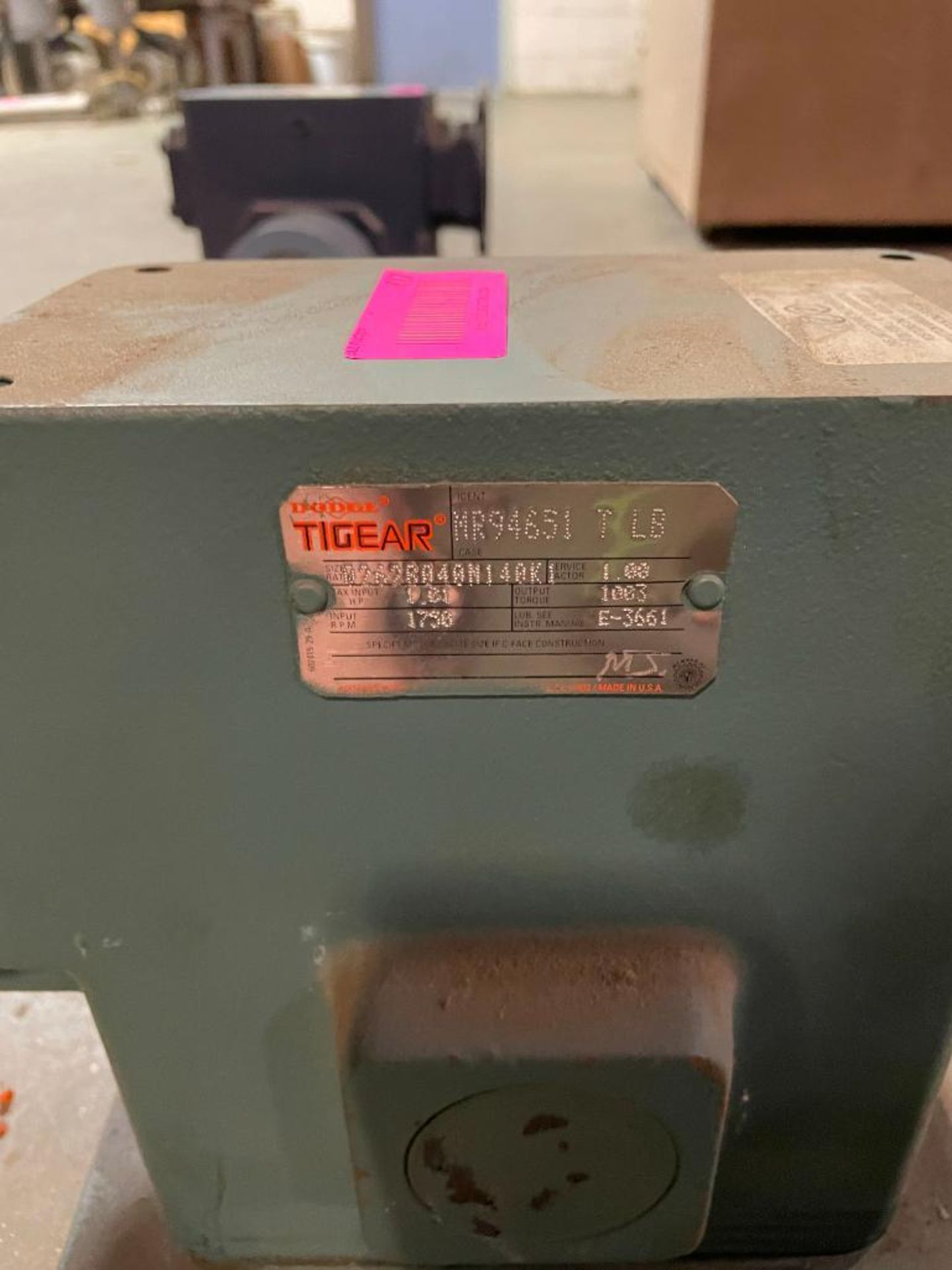 DODGE TIGEAR GEAR REDUCER BRAND/MODEL: DODGE TIGEAR MR94651 T LB QTY: 1 - Image 6 of 6