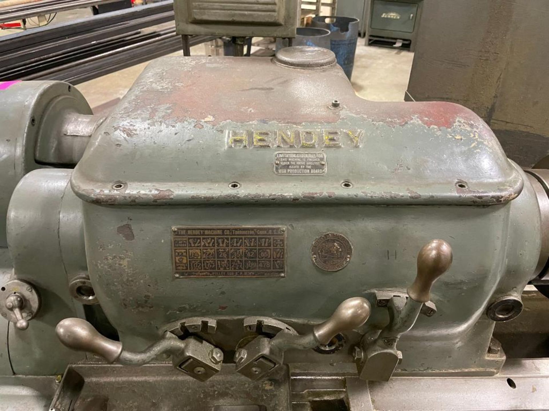 HENDEY METAL LATHE SIZE: 16X30 LOCATION: WAREHOUSE QTY: 1 - Image 4 of 14