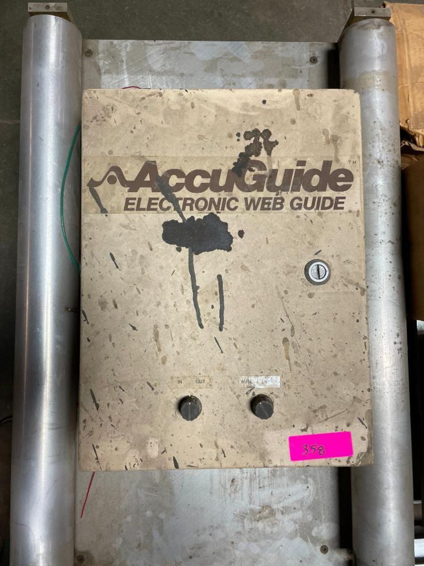 ACCUWEB PLATE WEB GUIDE ASSEMBLE W/ CONTROLLER AND ACCESSORIES BRAND/MODEL: ACCUWEB CP 1040-01 QTY: - Image 7 of 15