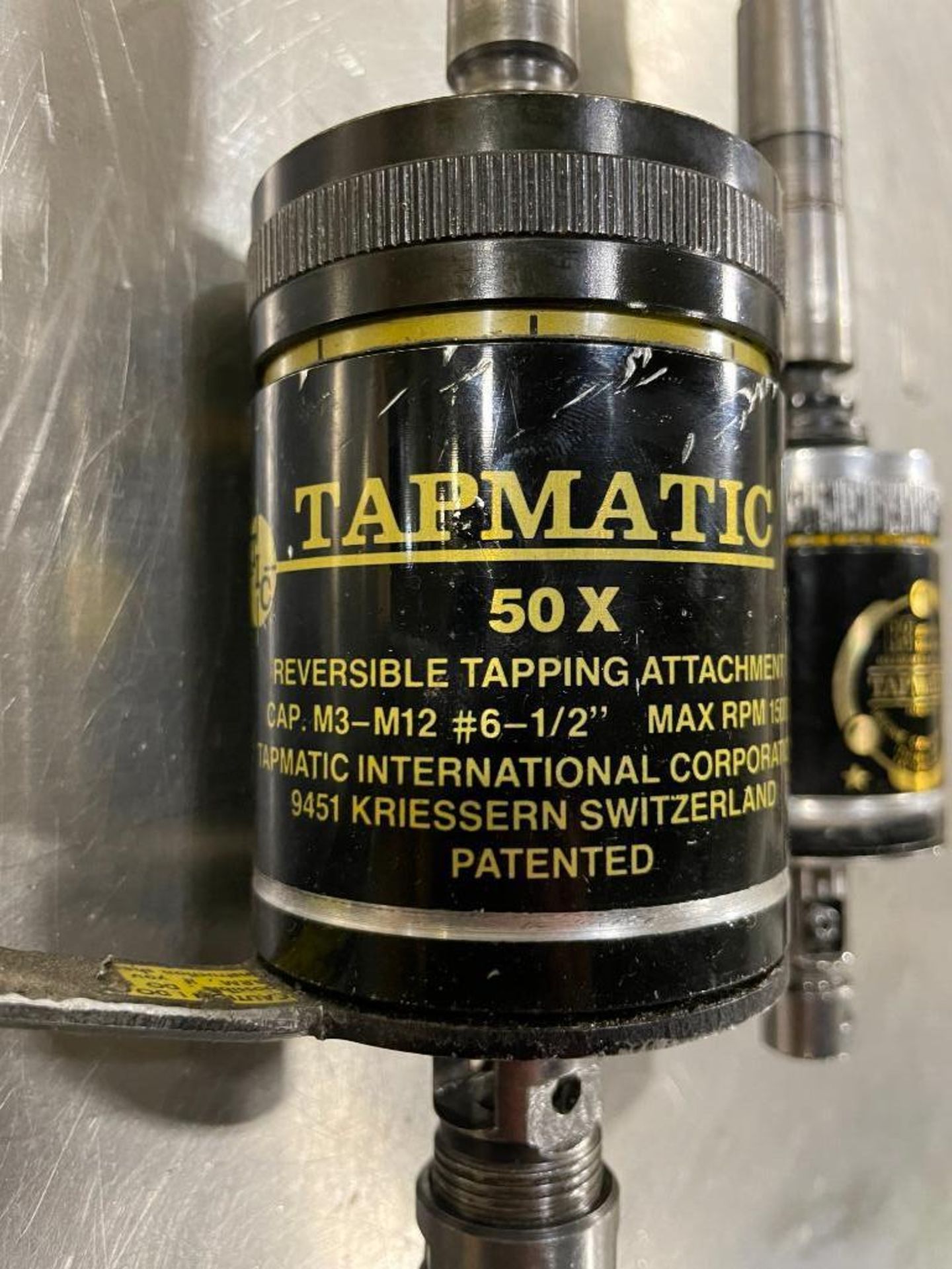 REVERSIBLE TAPPING ATTACHMENT BRAND/MODEL: TAPMATIC 50X LOCATION: WAREHOUSE QTY: 1 - Image 2 of 2