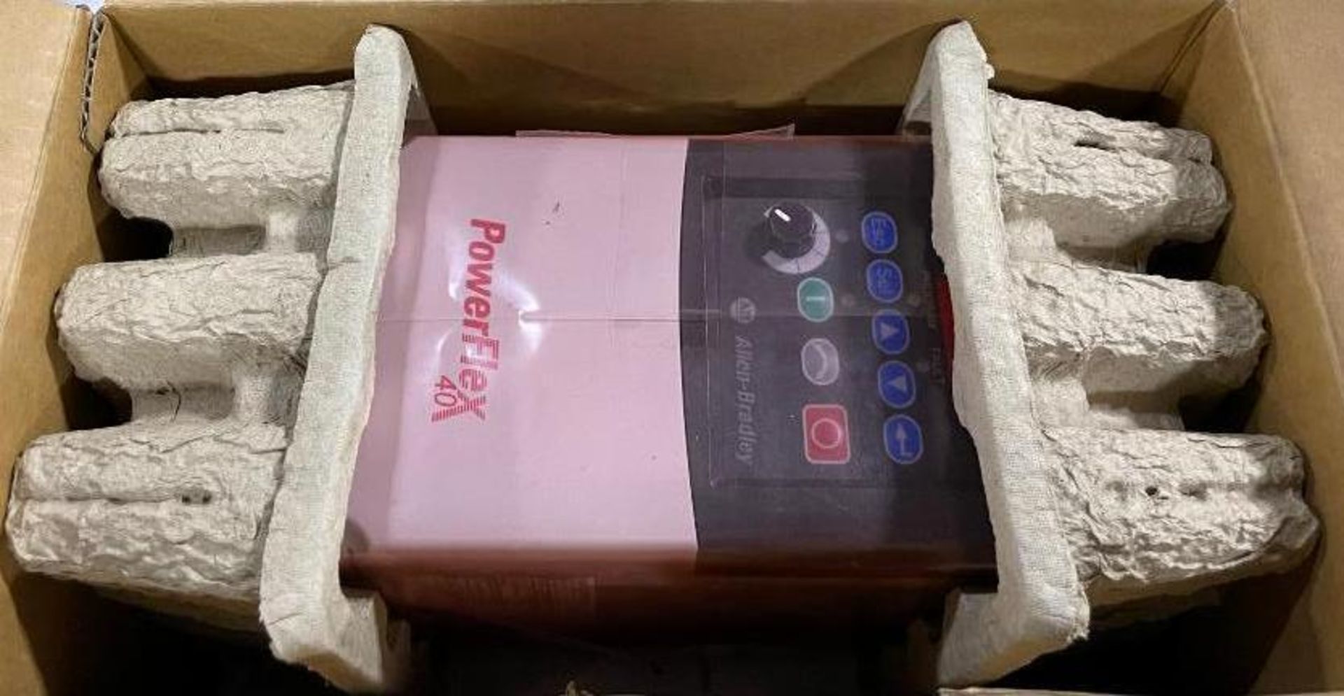 POWERFLEX AC DRIVE (NEW) BRAND/MODEL: ALLEN BRADLEY 22B-D1P4N104 LOCATION: WAREHOUSE QTY: 1