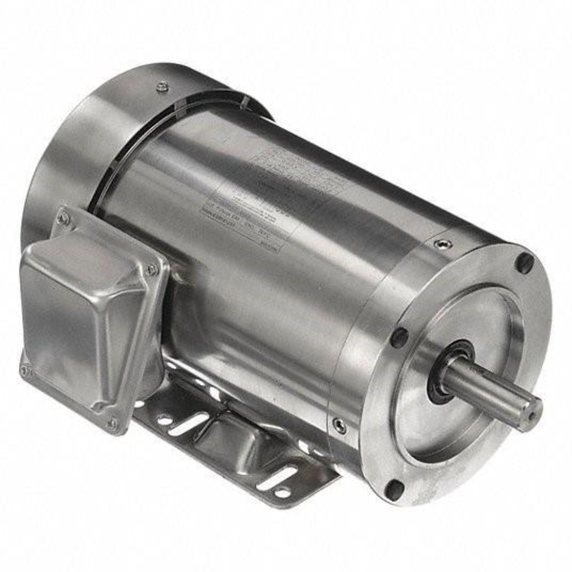 LEESON 1/2 HP 1740 RPM STAINLESS WASHDOWN SST MOTOR (NEW) BRAND/MODEL: LEESON C6T17NC329A INFORMATIO - Image 2 of 5