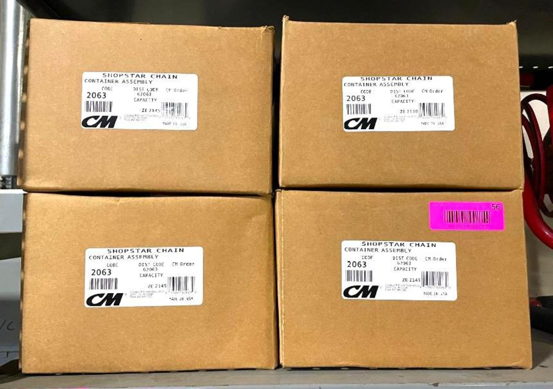 (4) CM SHOPSTAR 2063 CHAIN CONTAINER BRAND/MODEL: CM SHOPSTAR 2063 INFORMATION: NEW IN BOX QTY: 4 - Image 2 of 4