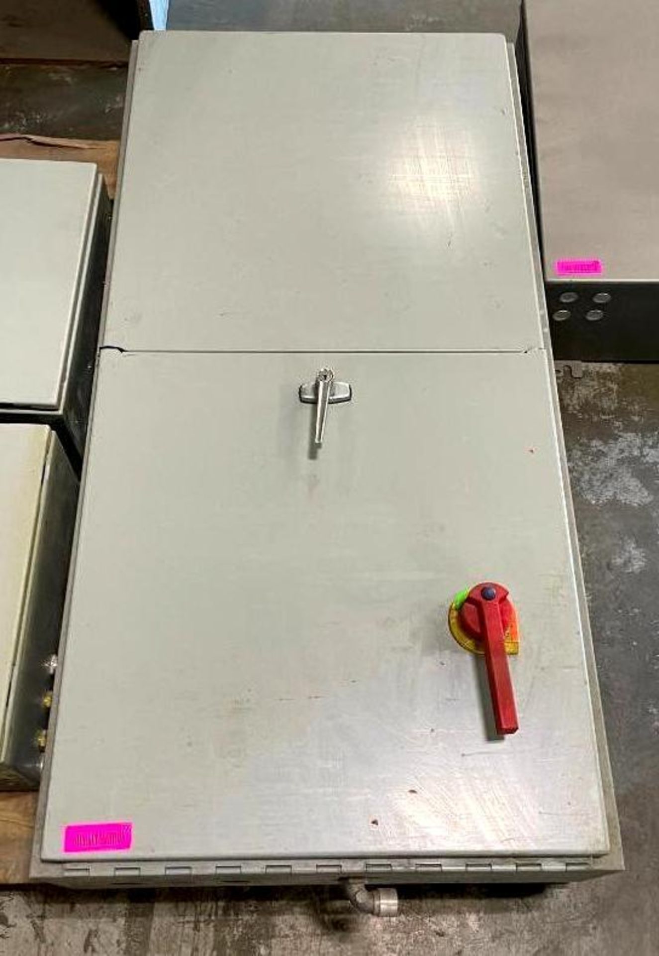 WIEGMANN ELECTRICAL CUTOUT BOX ENCLOSURE SIZE: 24"X42"X8" LOCATION: WAREHOUSE QTY: 1