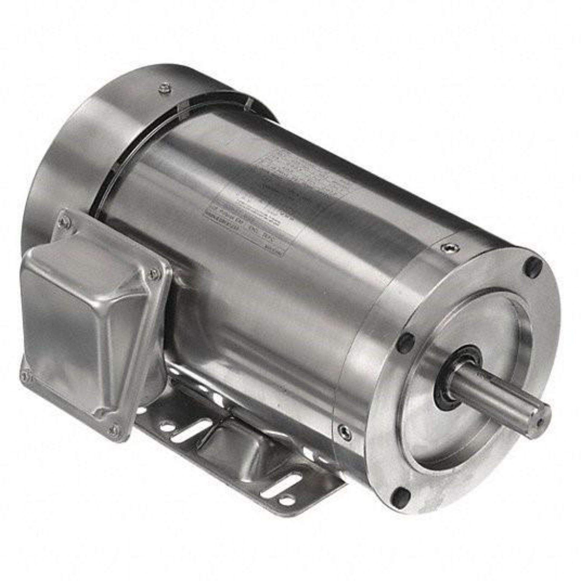 LEESON 1/2 HP 1740 RPM STAINLESS WASHDOWN SST MOTOR (NEW) BRAND/MODEL: LEESON C6T17NC329A INFORMATIO