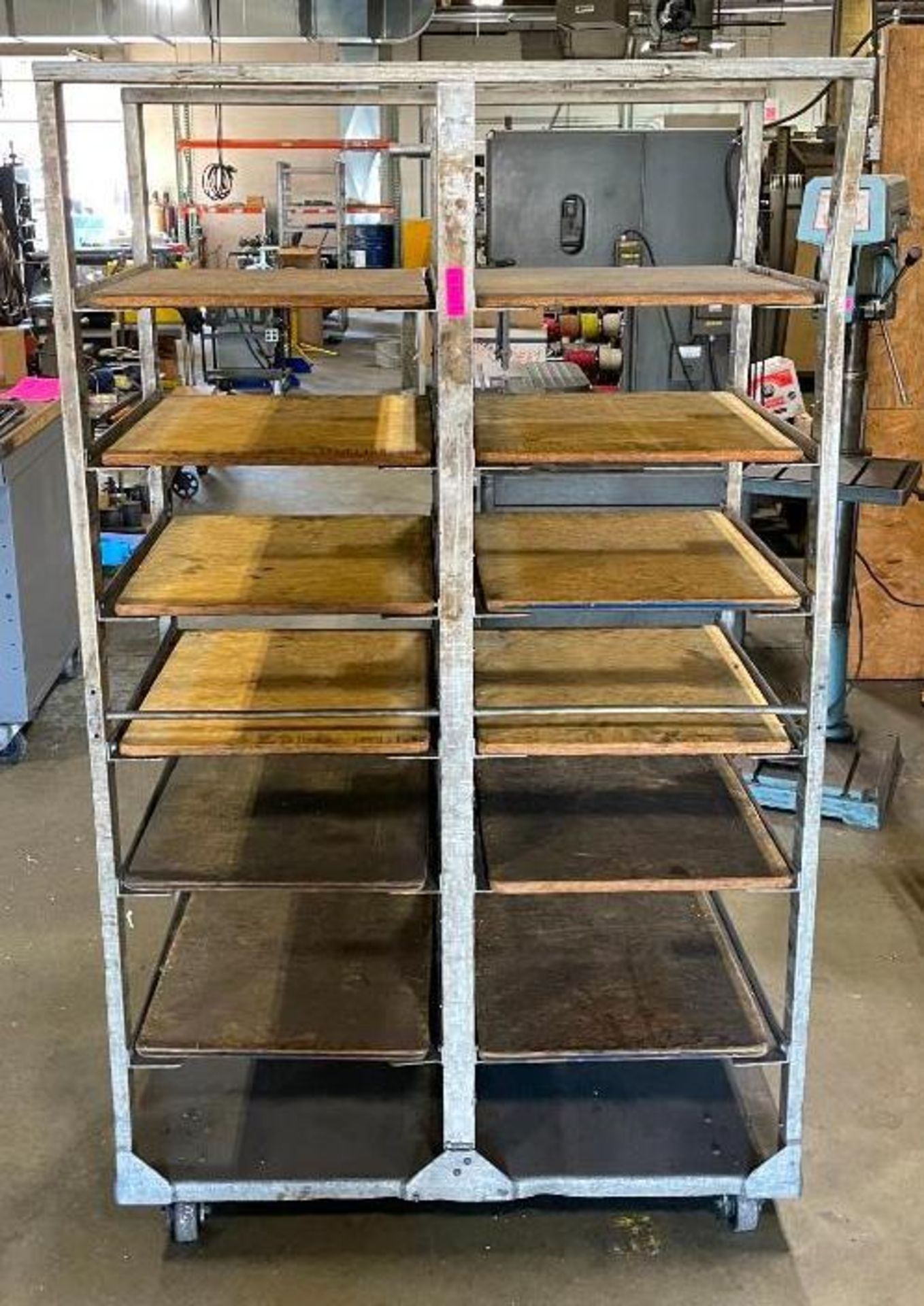 ROLLABOUT SHELVING CART SIZE: 44"X26"X75" LOCATION: WAREHOUSE QTY: 1